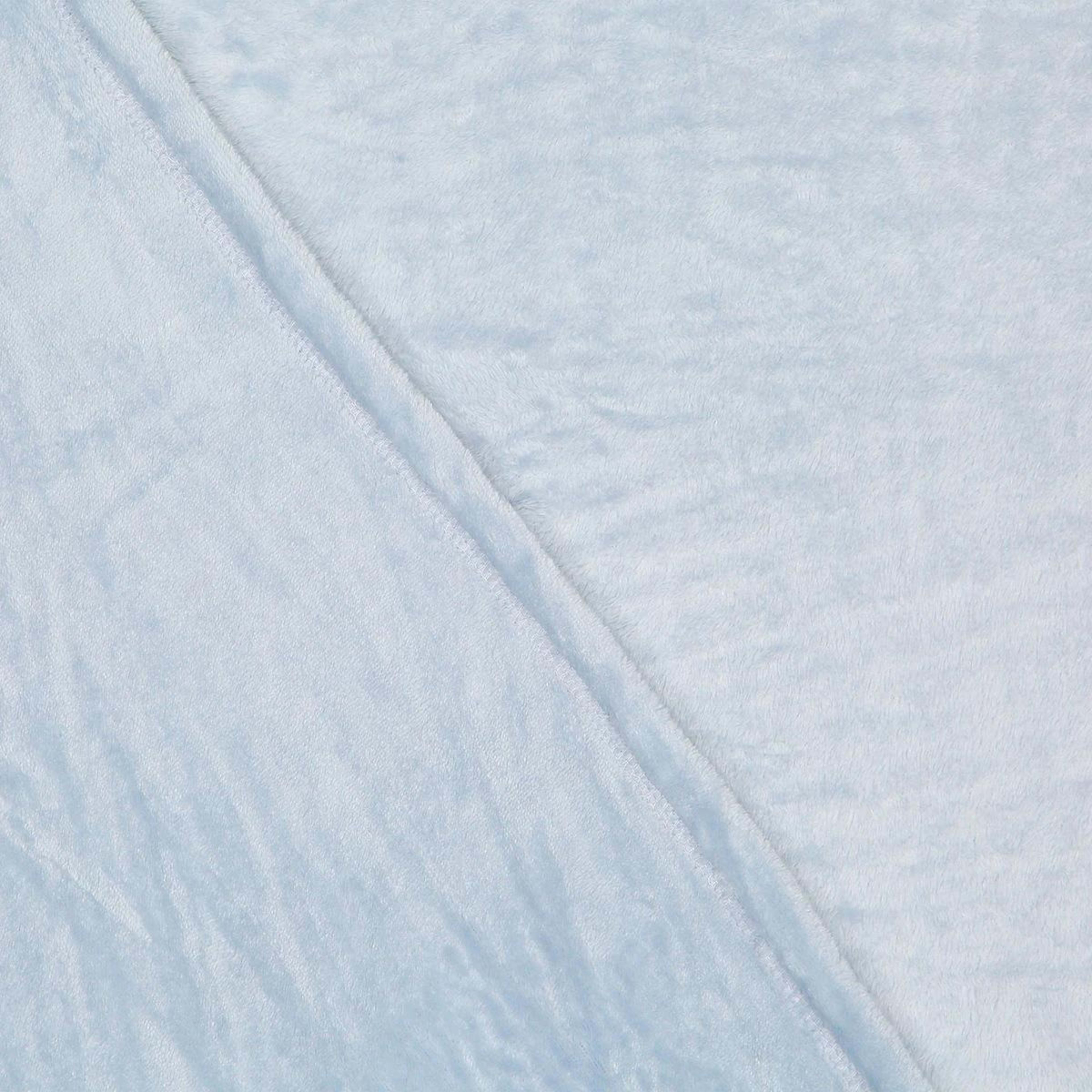 4 Coral Fleece Throw - Blue, 4 of 5