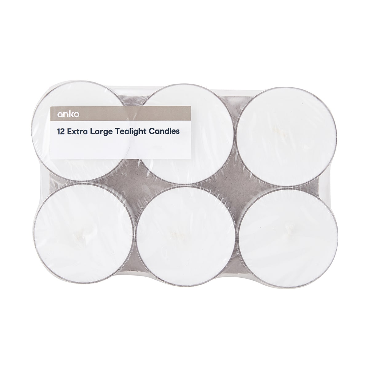 12 Pack Extra Large Tealight Candles Kmart