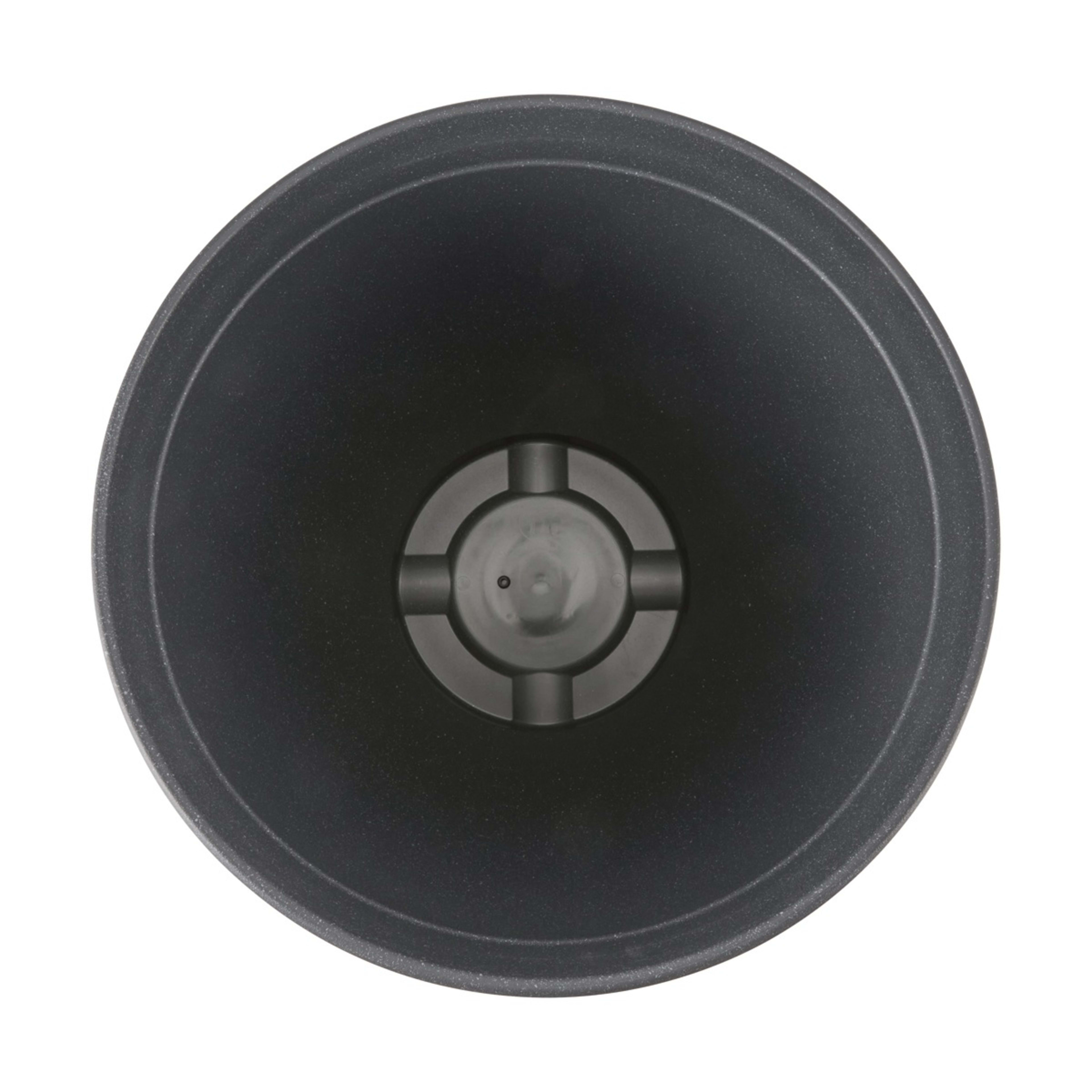 2 49cm Grey Textured Plastic Pot, 2 of 3