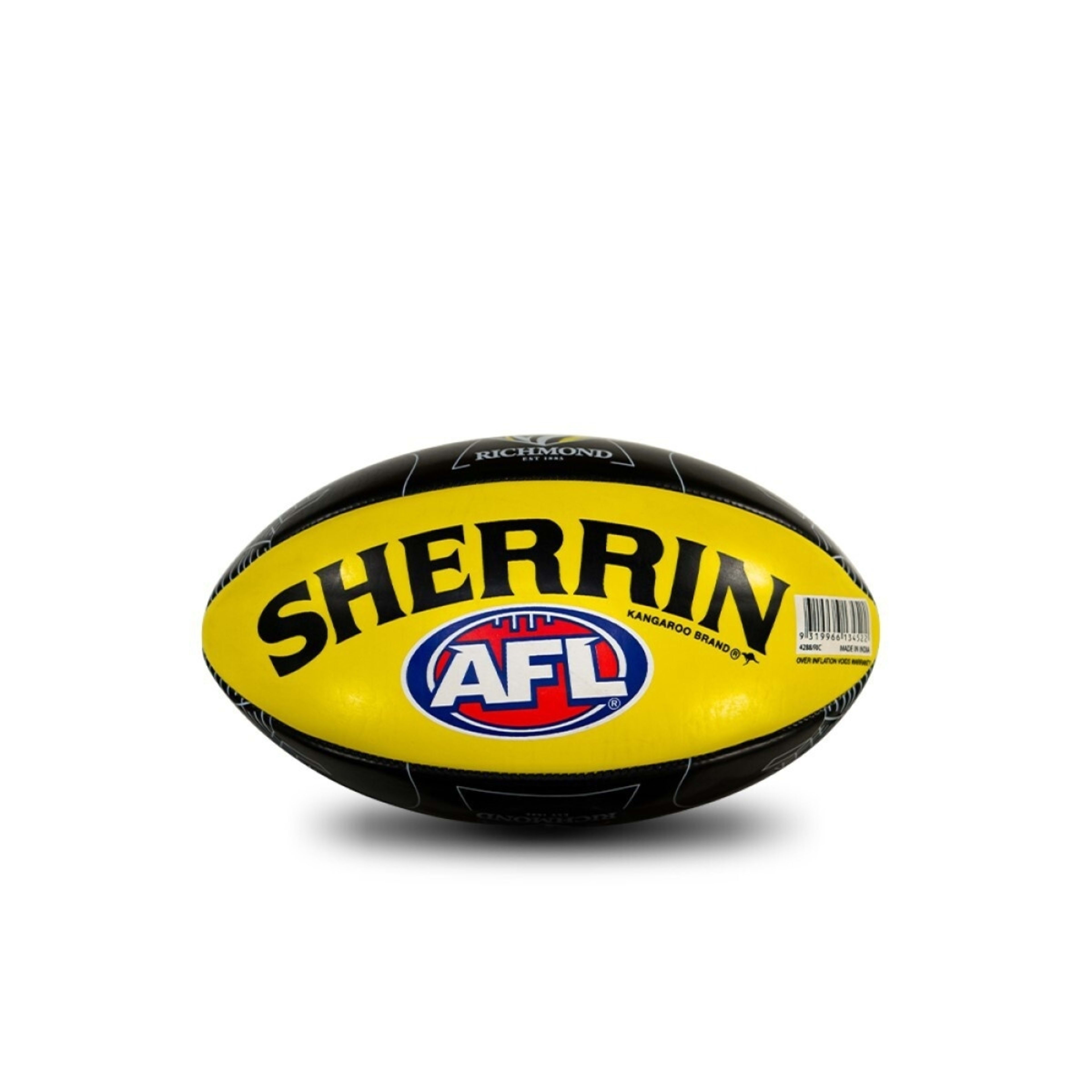 3 Sherrin AFL Richmond Tigers Ball, 3 of 4