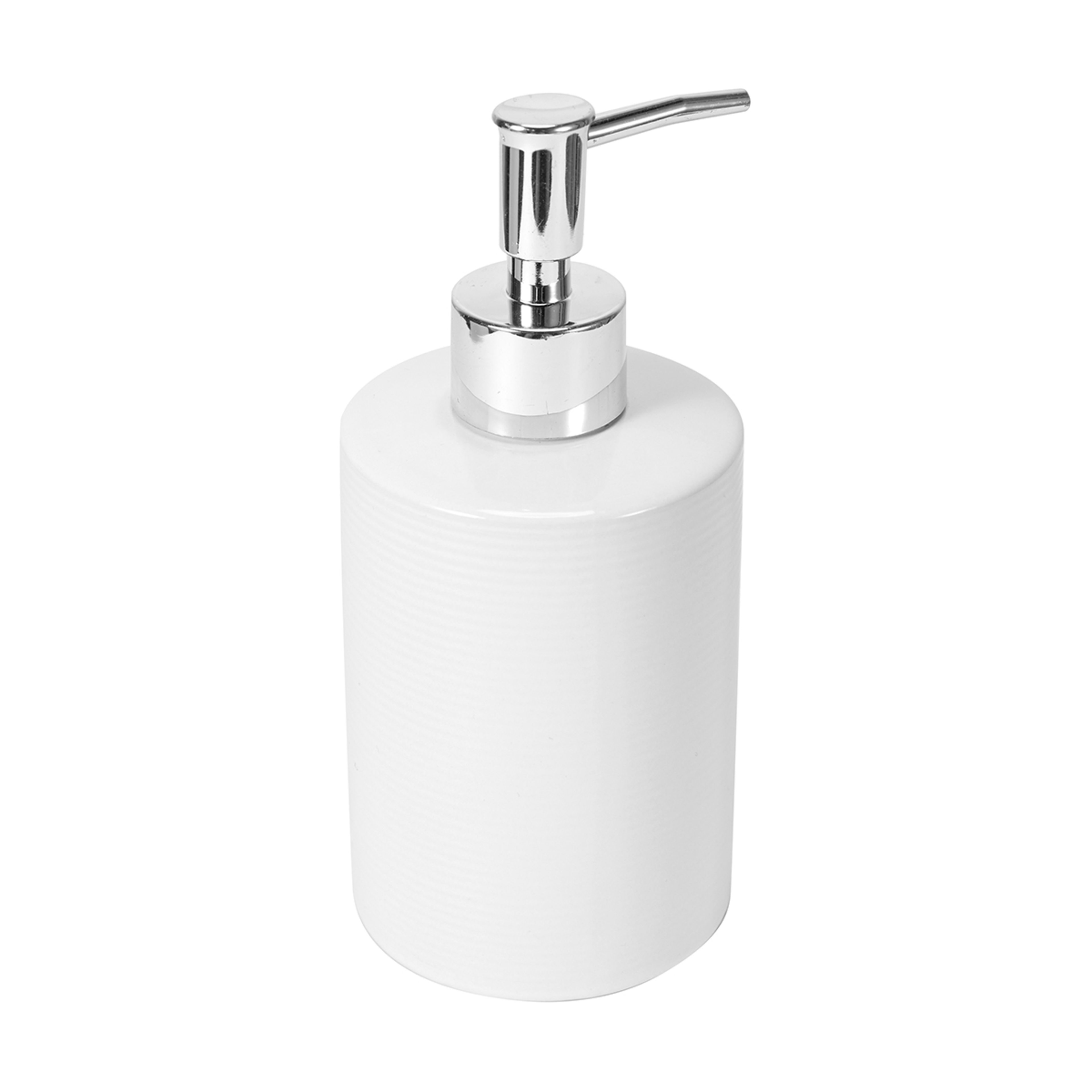 Ribbed Soap Dispenser White - Kmart