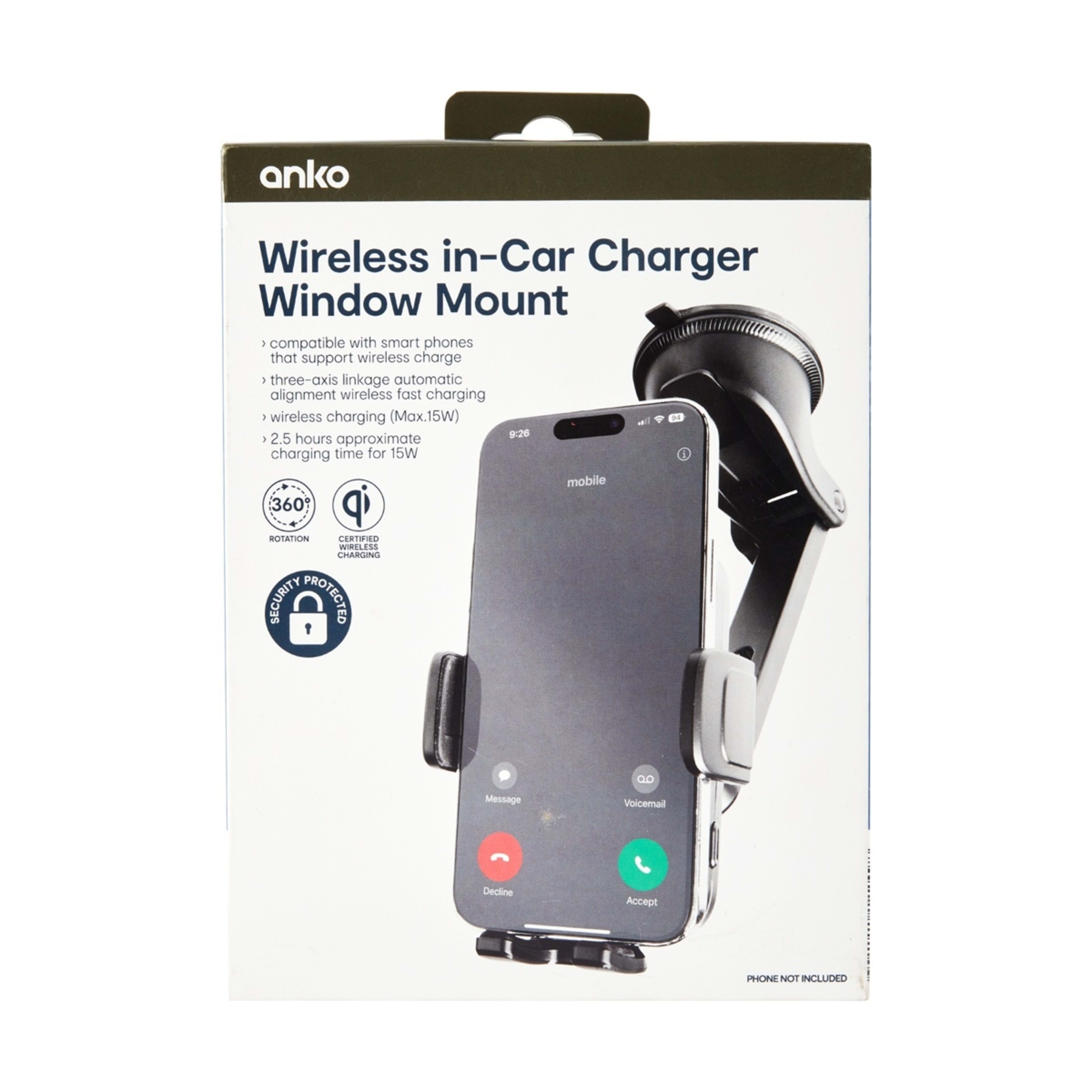 9 Three-Axis Auto Clamping Wireless Charging Window Mount, 9 of 10