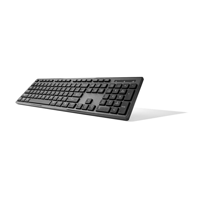 Bluetooth with Number Pad Keyboard Black Kmart