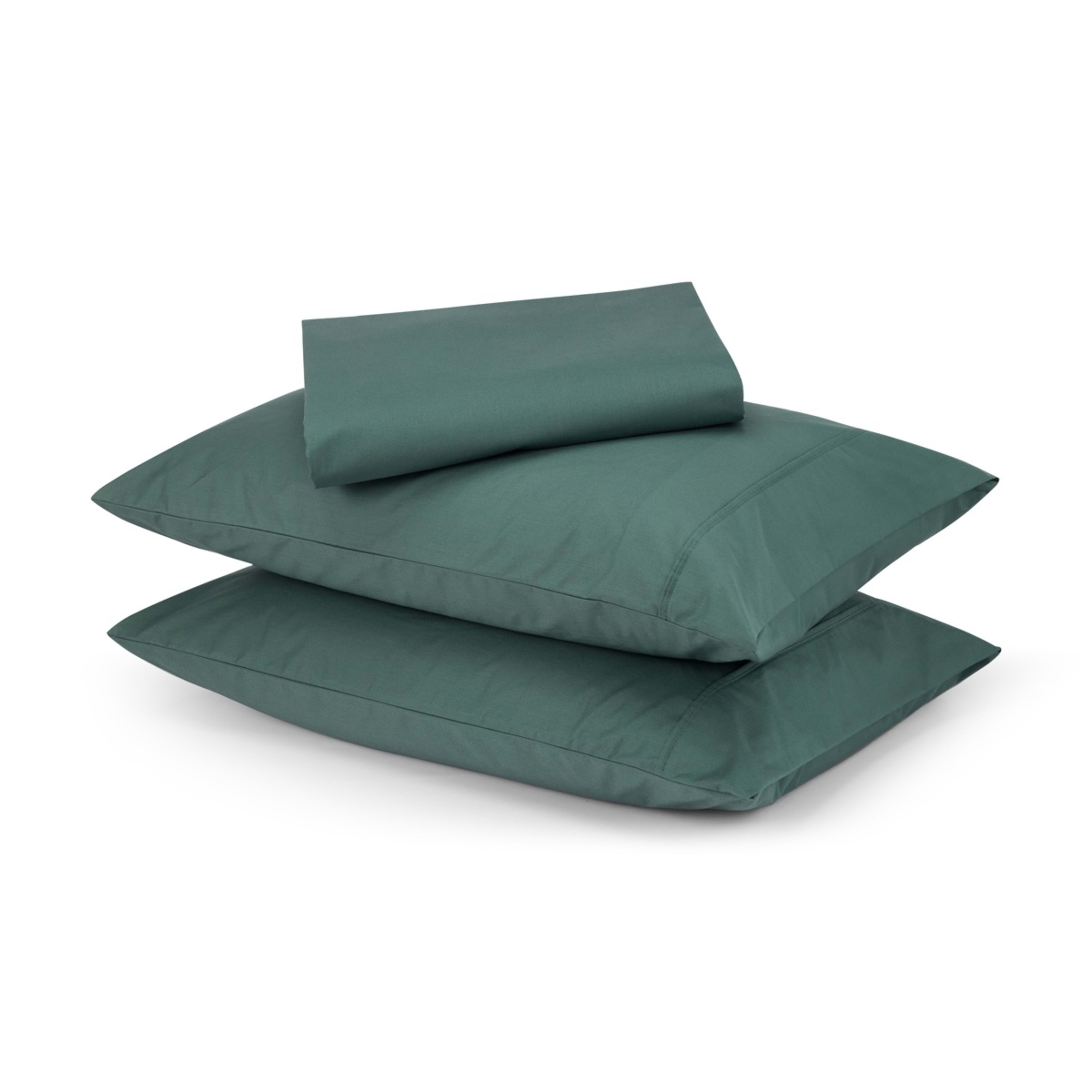 1 250 Thread Count Cotton Rich Sheet Set - Queen Bed, Teal