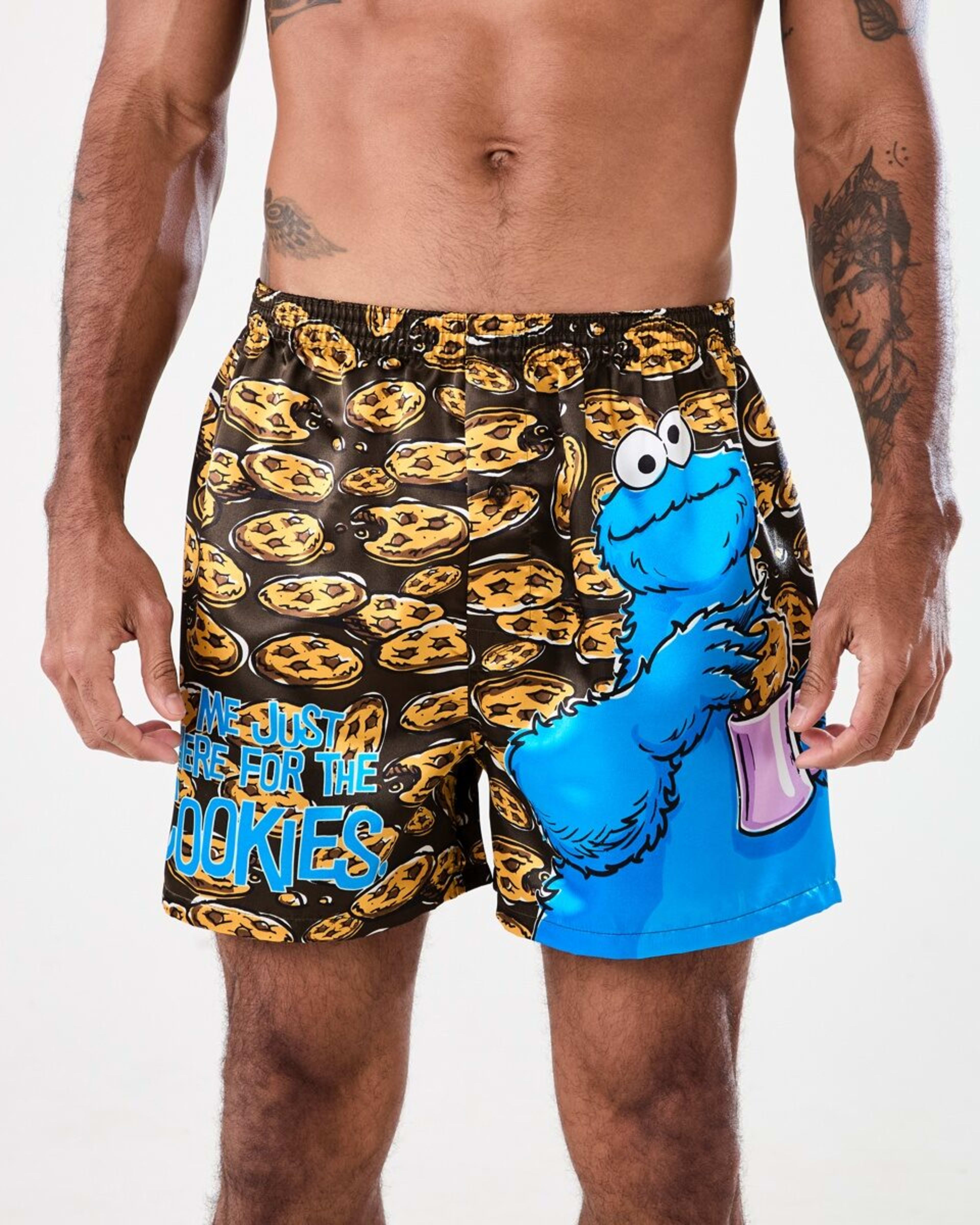 1 Cookie Monster License Boxers COOKIE MONSTER, 1 of 6