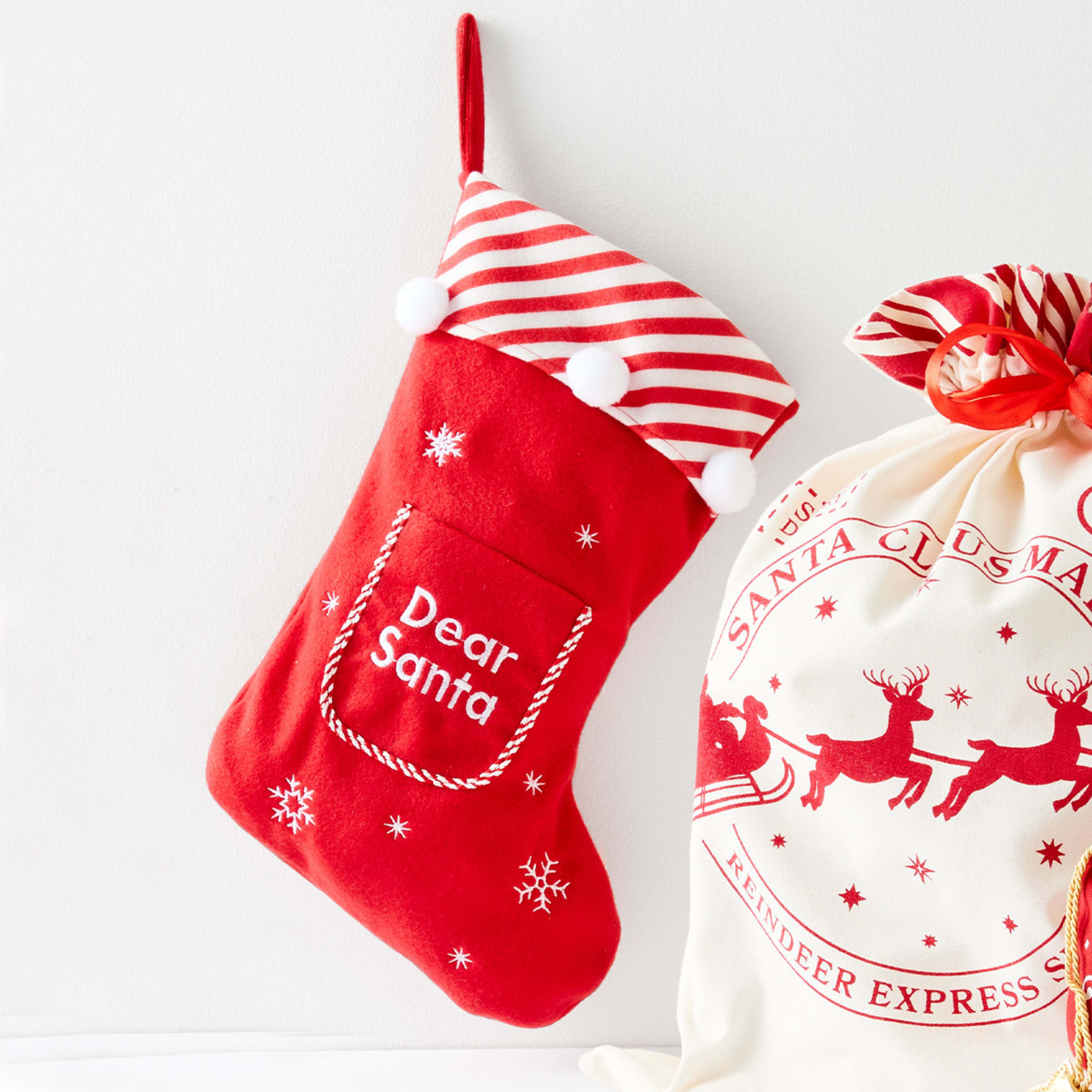 Christmas Stocking - Dear Santa - Kmart