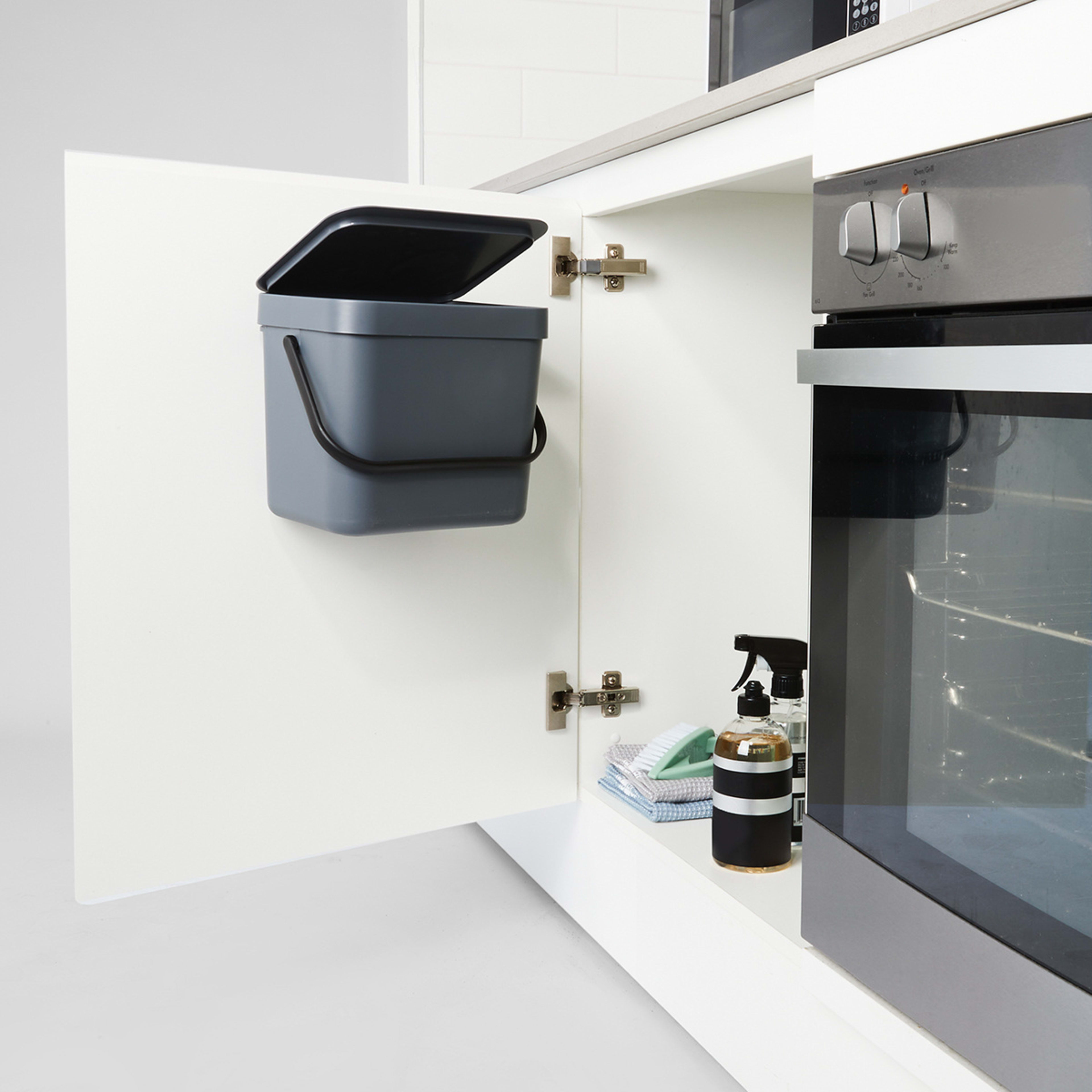 7L Rectangular Fliptop Bin - Kmart