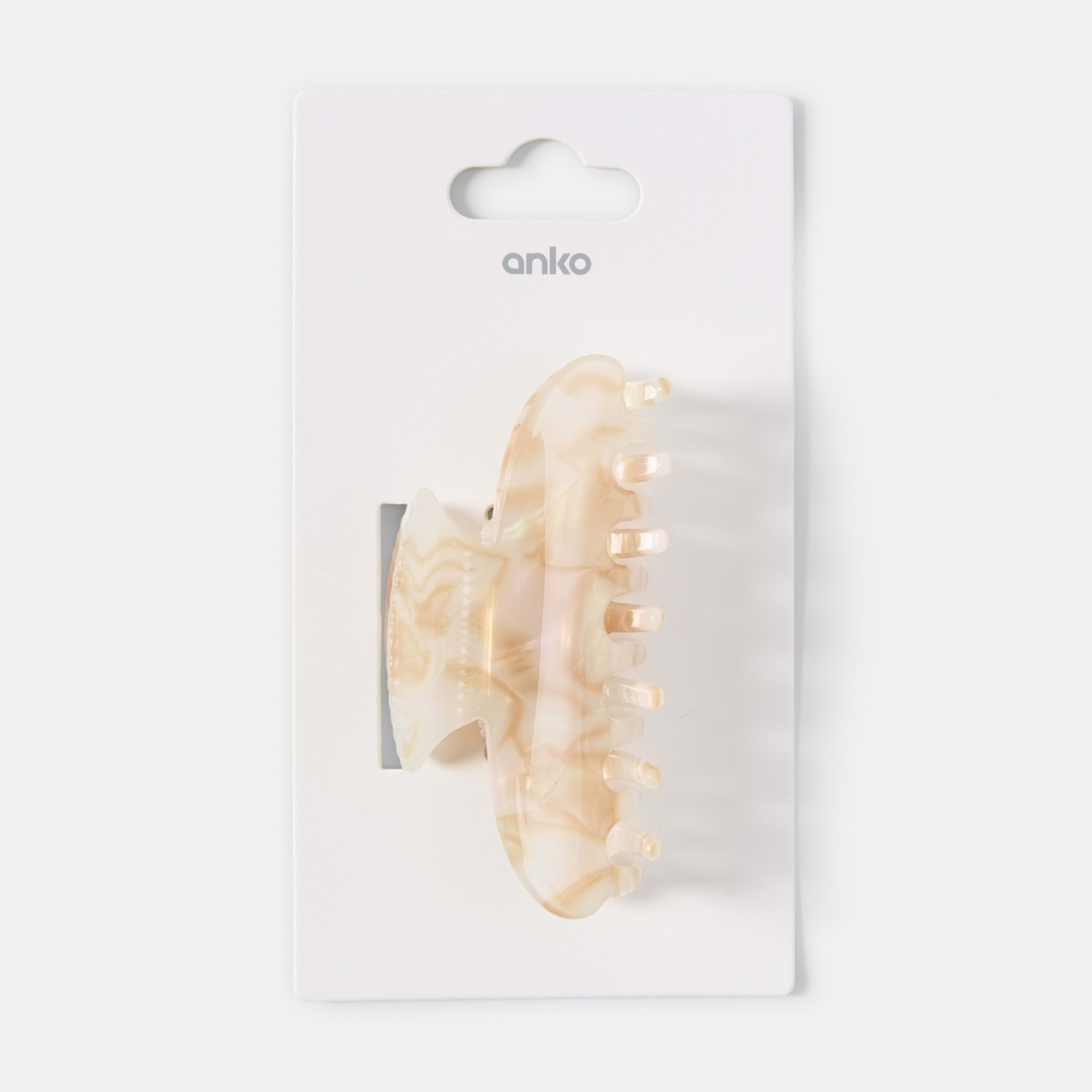 4 Cream Shell Claw Hair Clip, 4 of 4