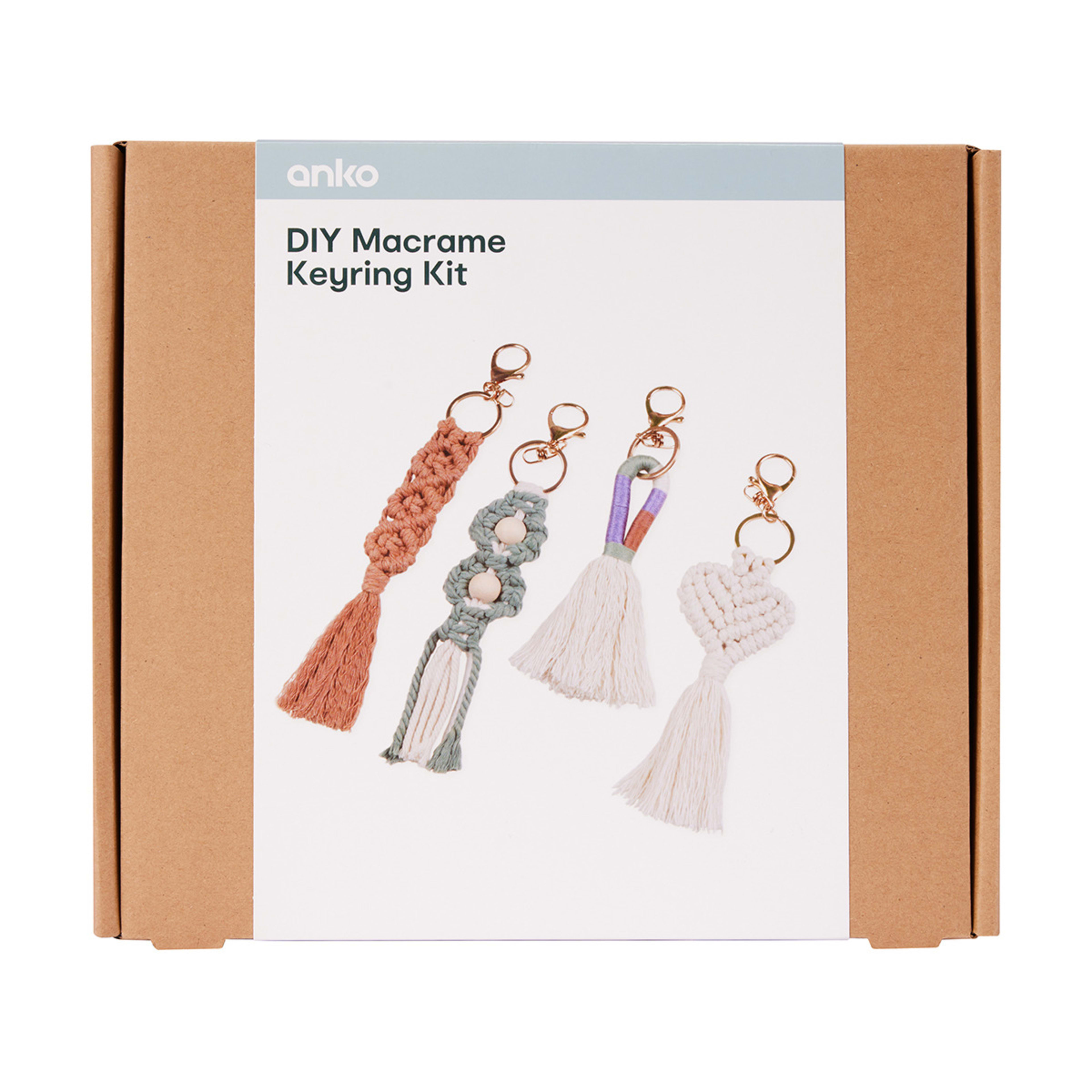 DIY Macrame Key Ring Kit Kmart