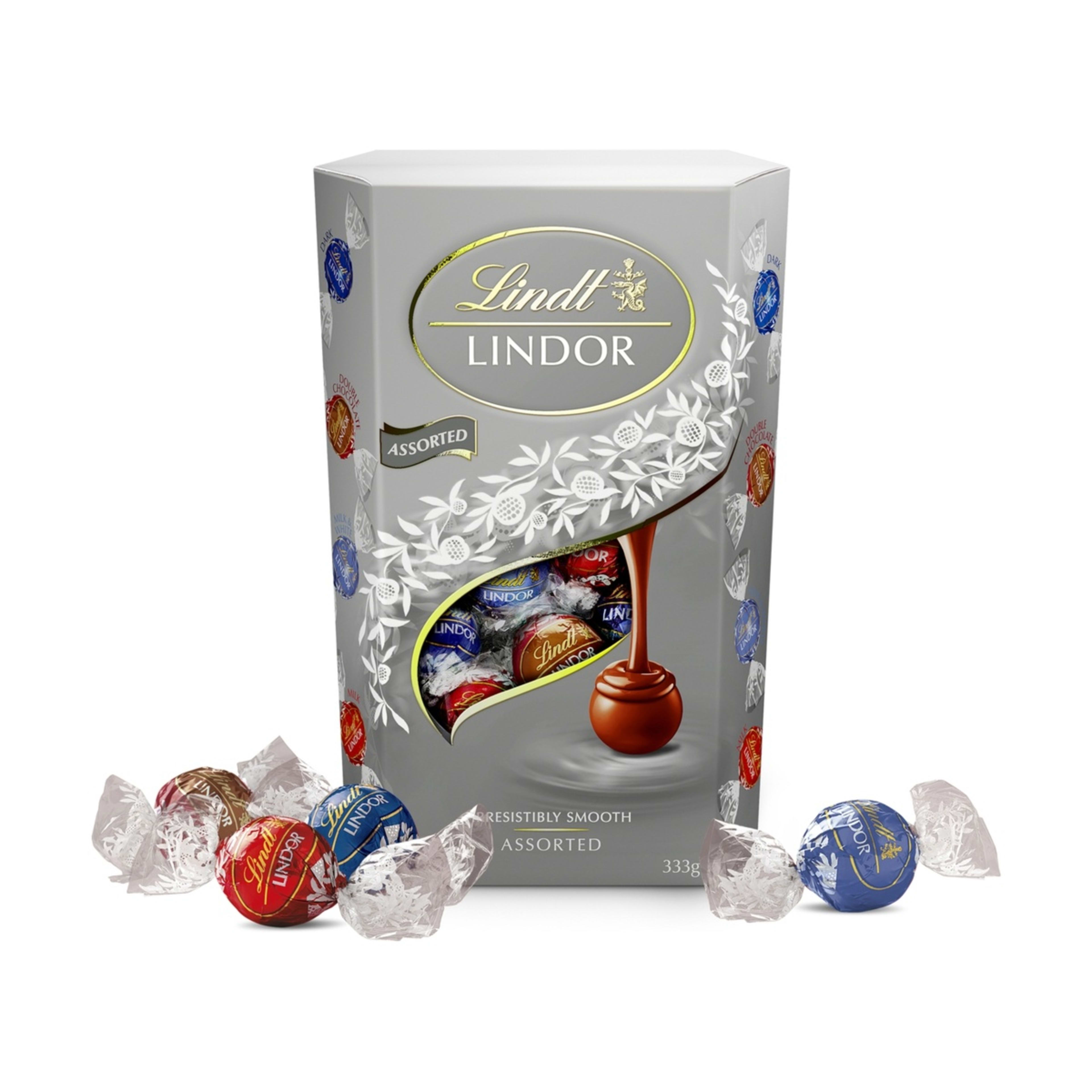 2 Lindt LINDOR Assorted Chocolate Cornet 333g, 2 of 7