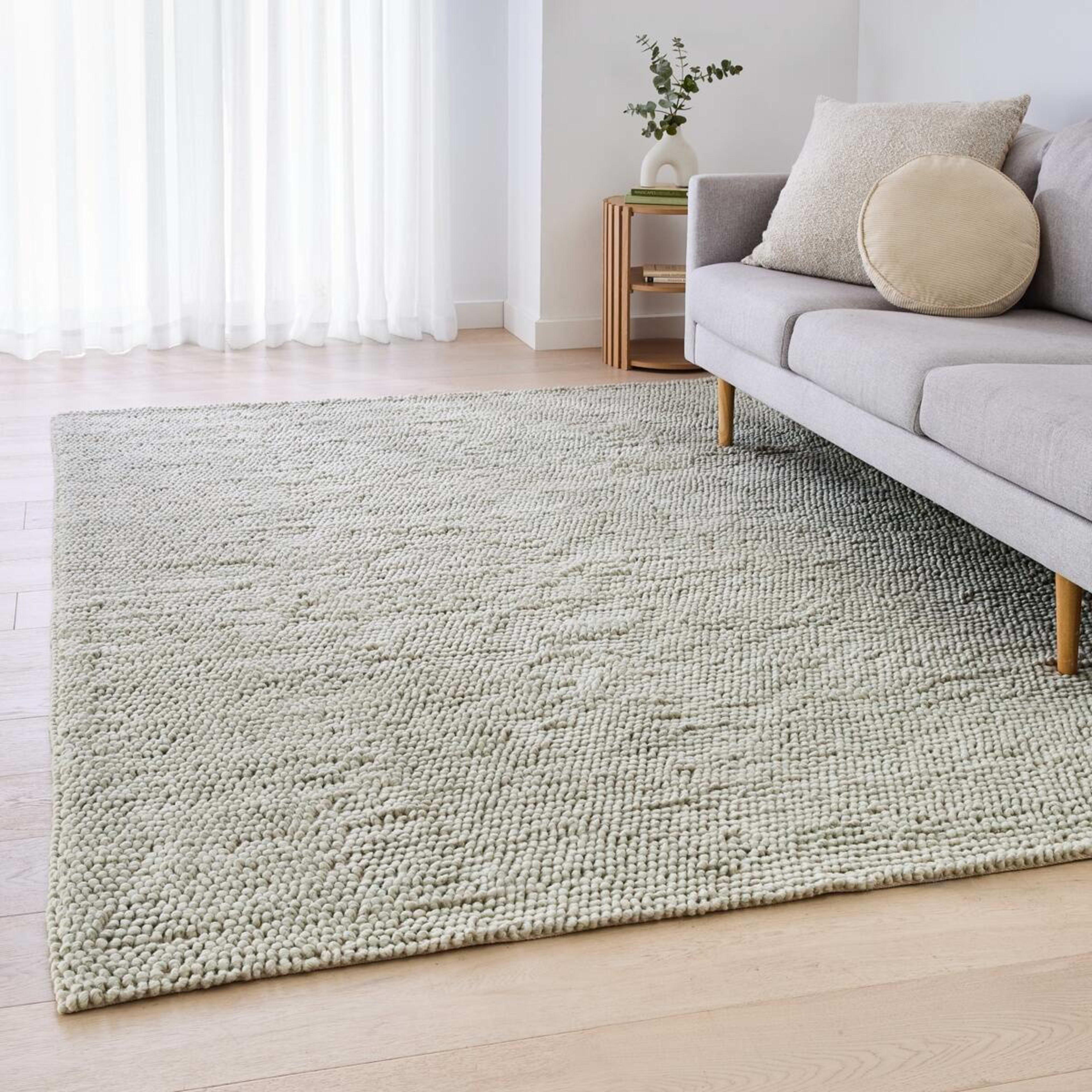 1 Dahlia Rug - Sage, Extra Large - 270cm x 180cm