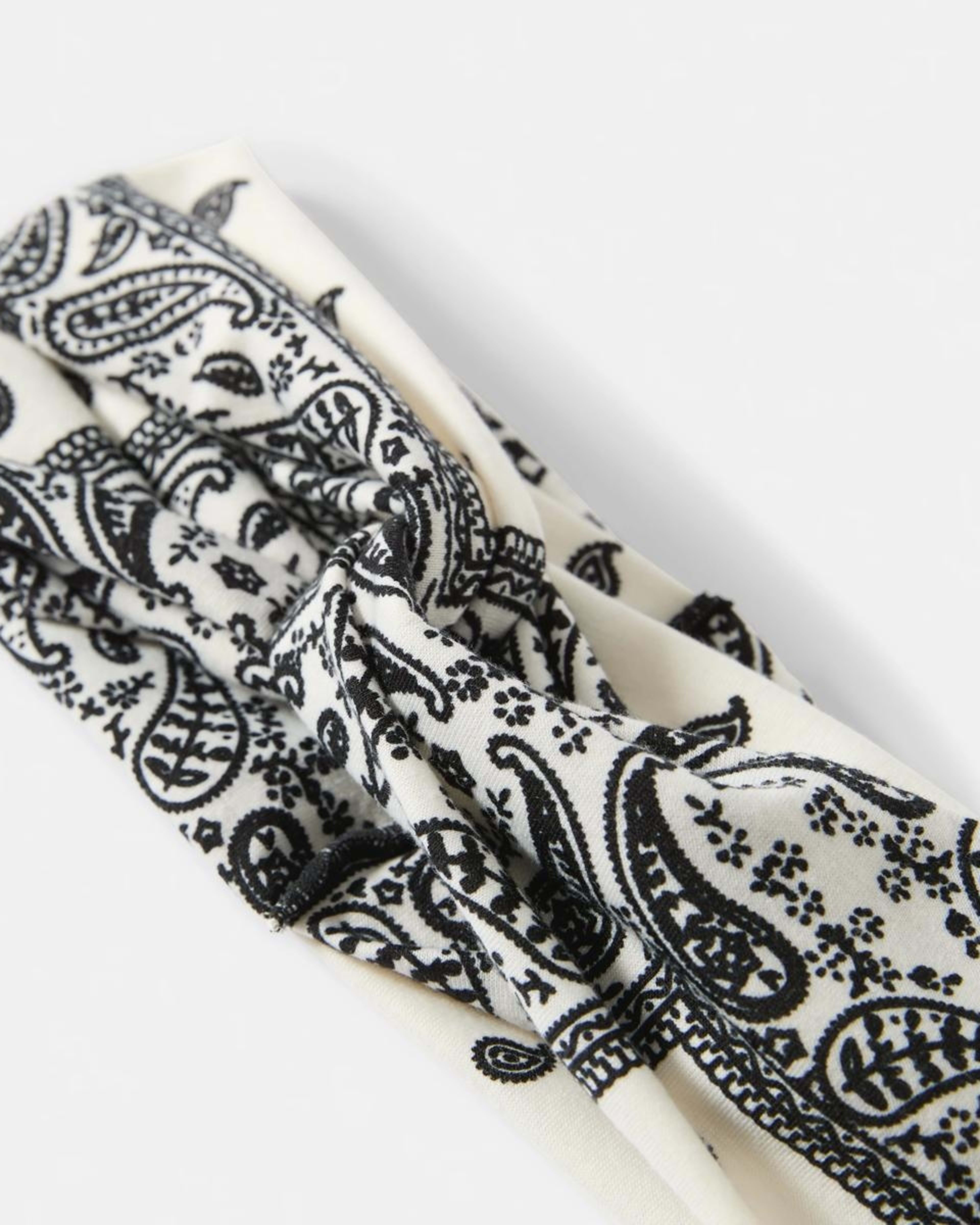 2 Stretch Bandana Headband WHITE, 2 of 4