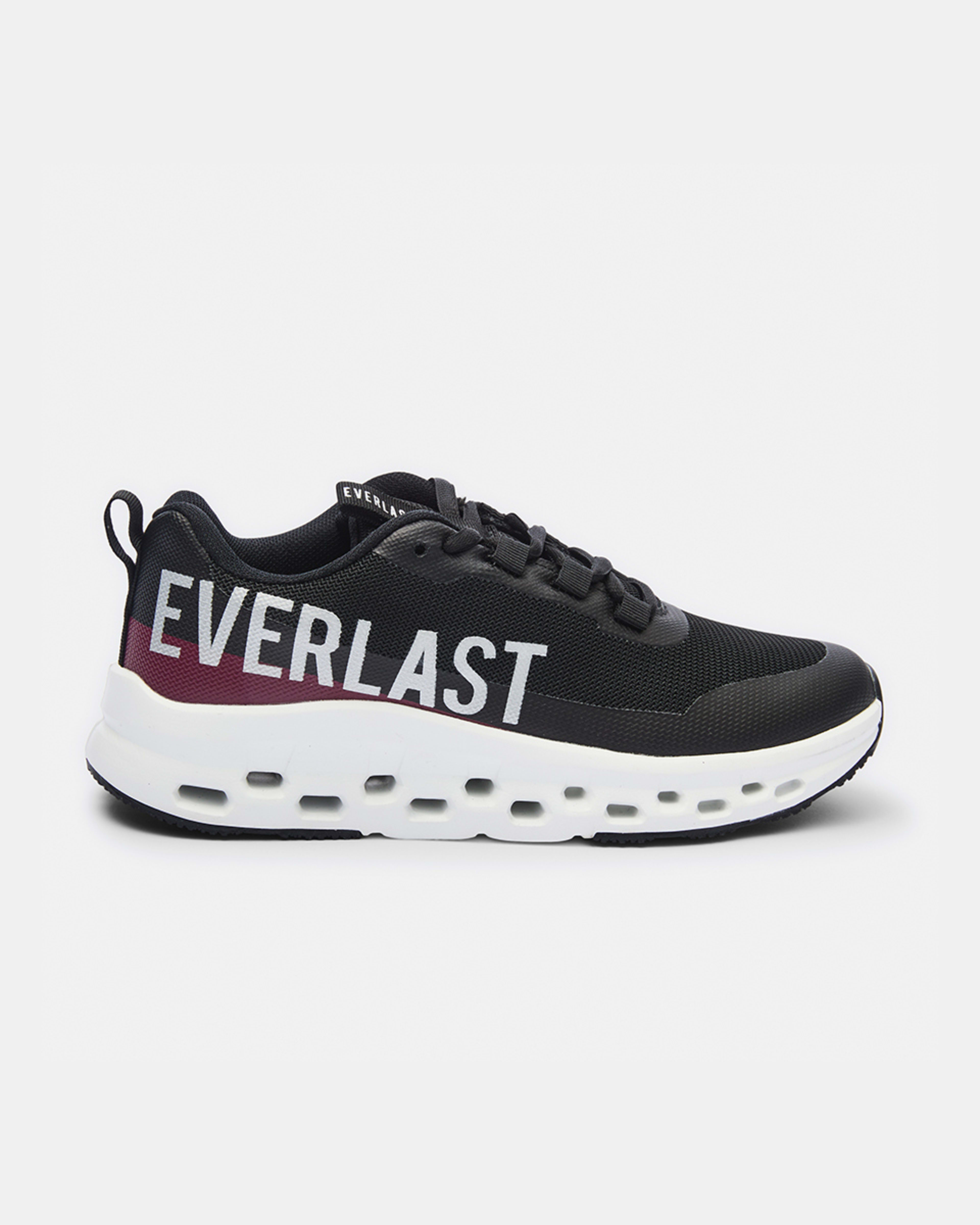 2 Everlast Womens Heartland Sneakers Blk Cherry, 2 of 5