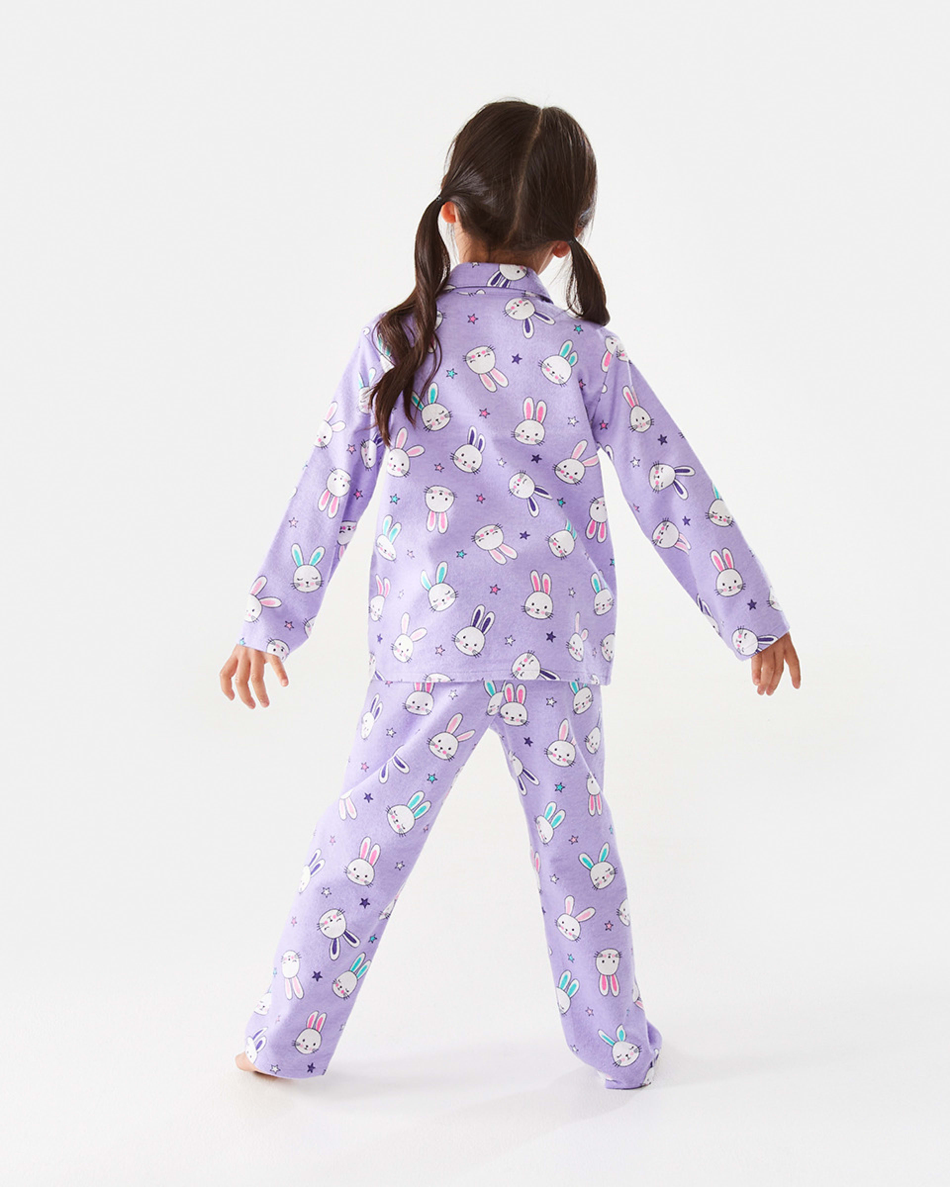 2 Flannelette Pyjama Set Bunny, 2 of 9