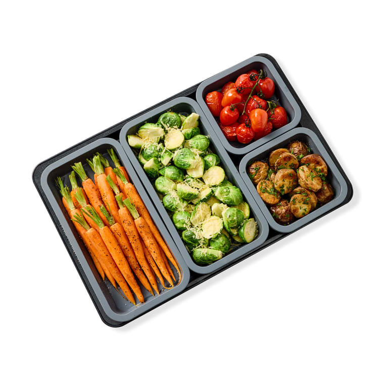 4 Piece Silicone Baking Tray Divider Set Kmart