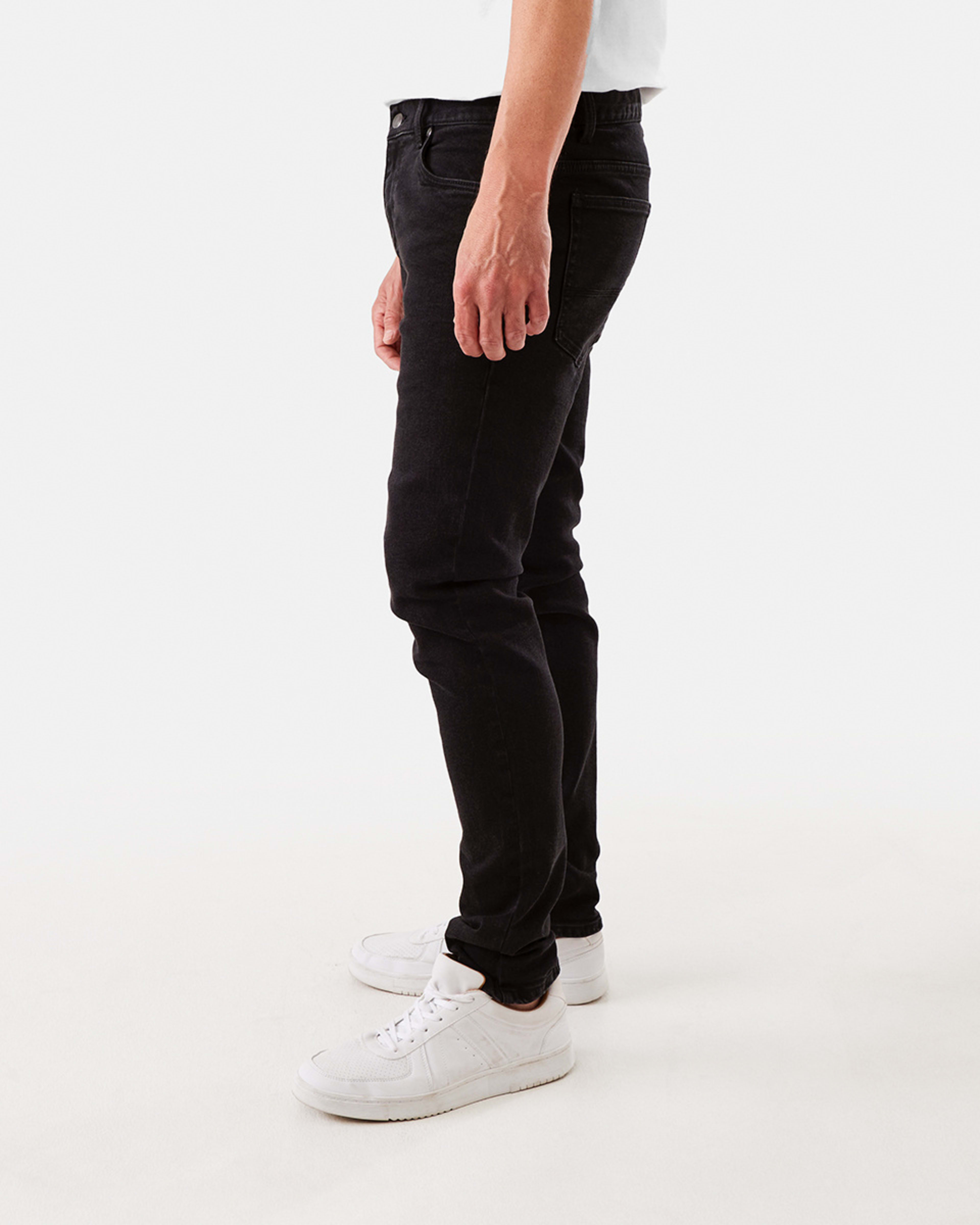 2 Skinny Jeans Black Wash, 2 of 5