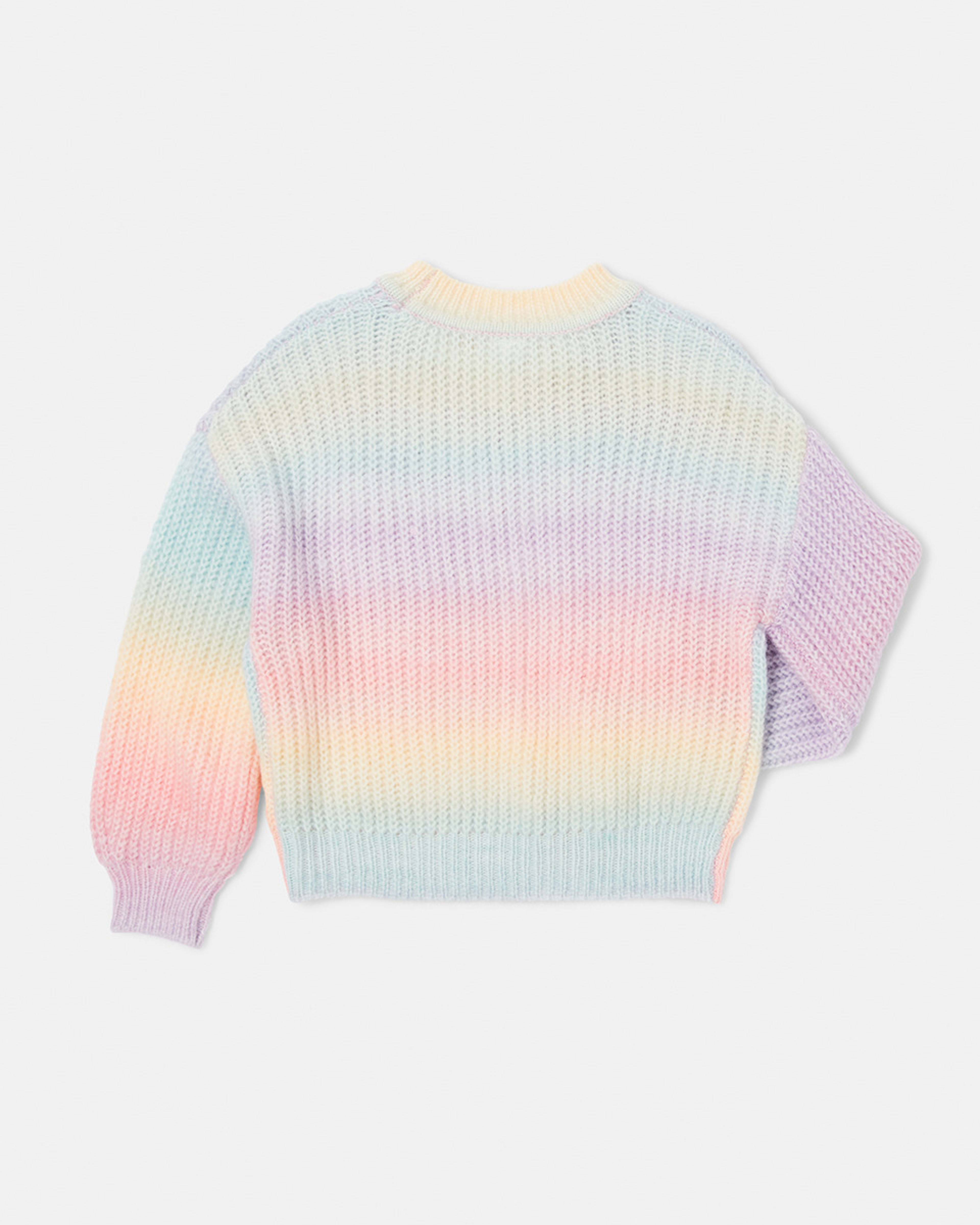Crew Neck Rainbow Knit Jumper Kmart