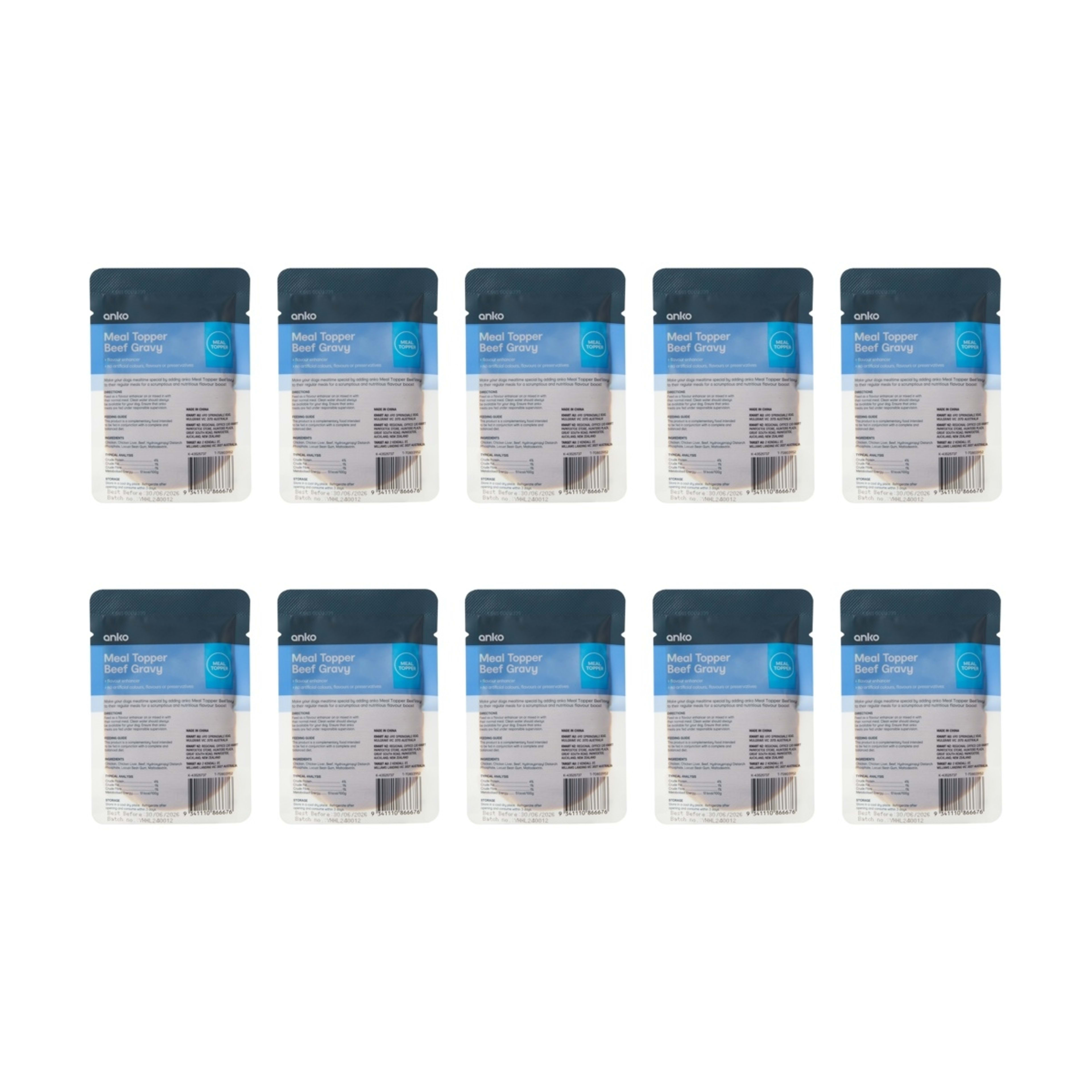 3 10 Pack Pet Treat Gravy Beef, 3 of 4