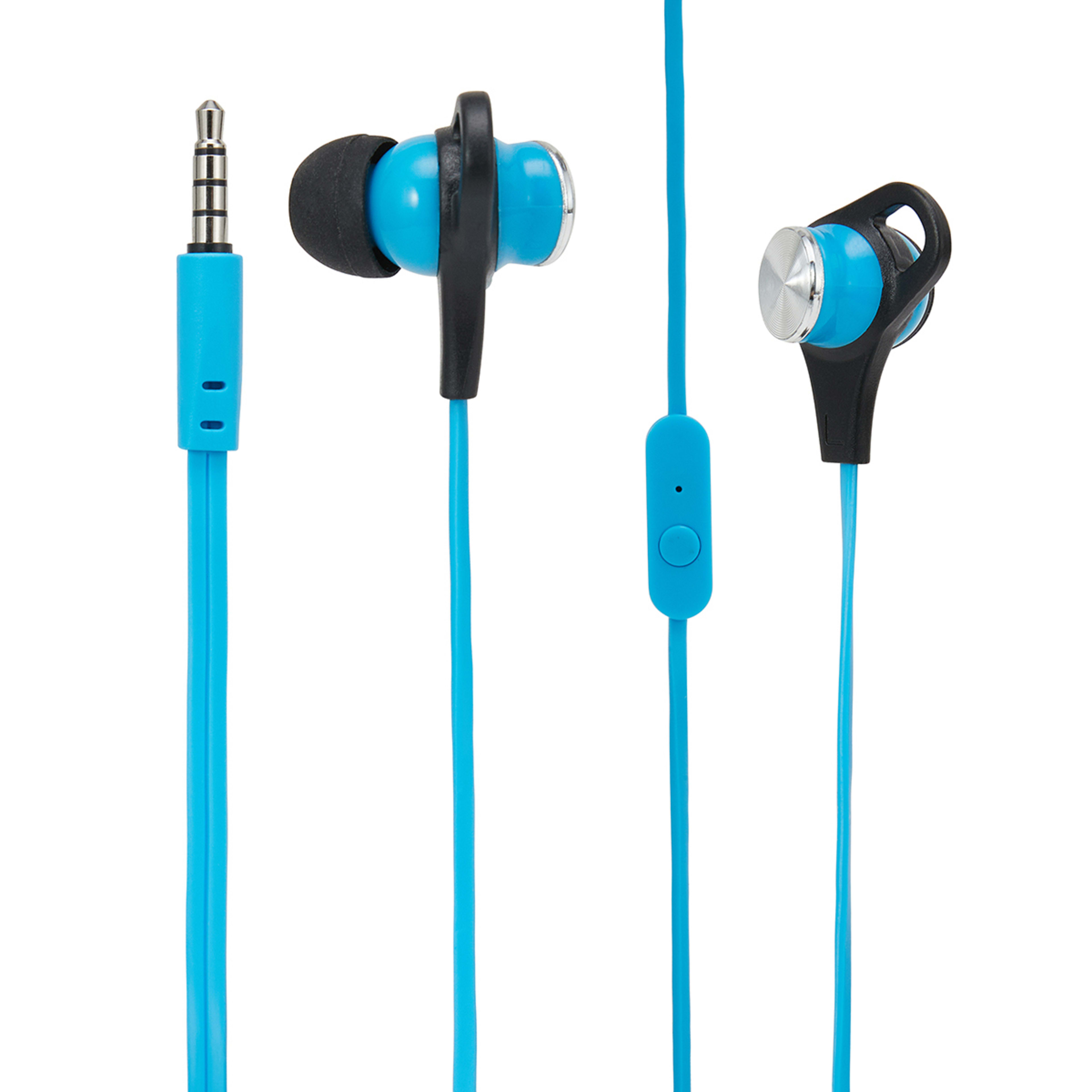 In Ear Earphones Blue Kmart