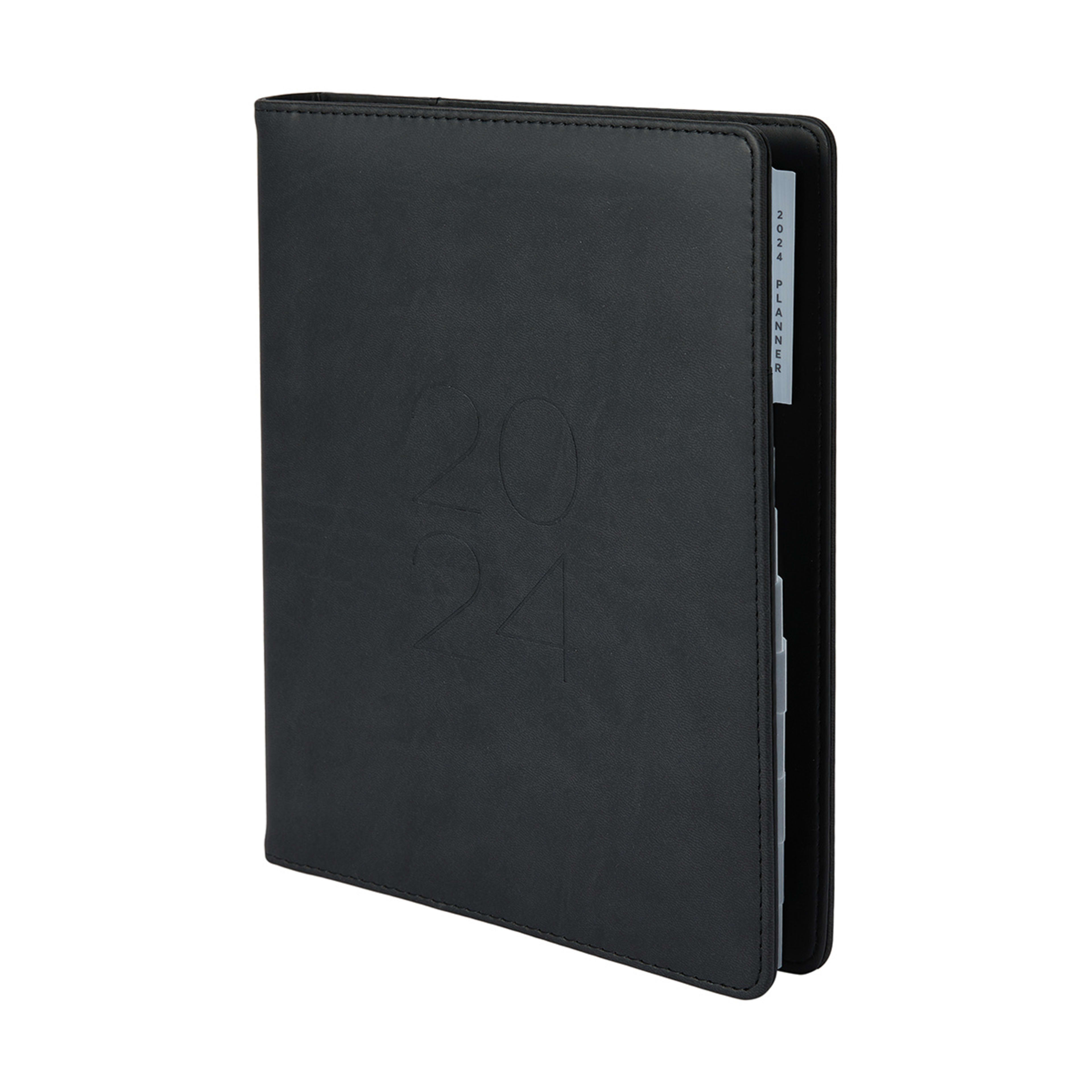 2024 Weekly/Monthly Planner Black Kmart