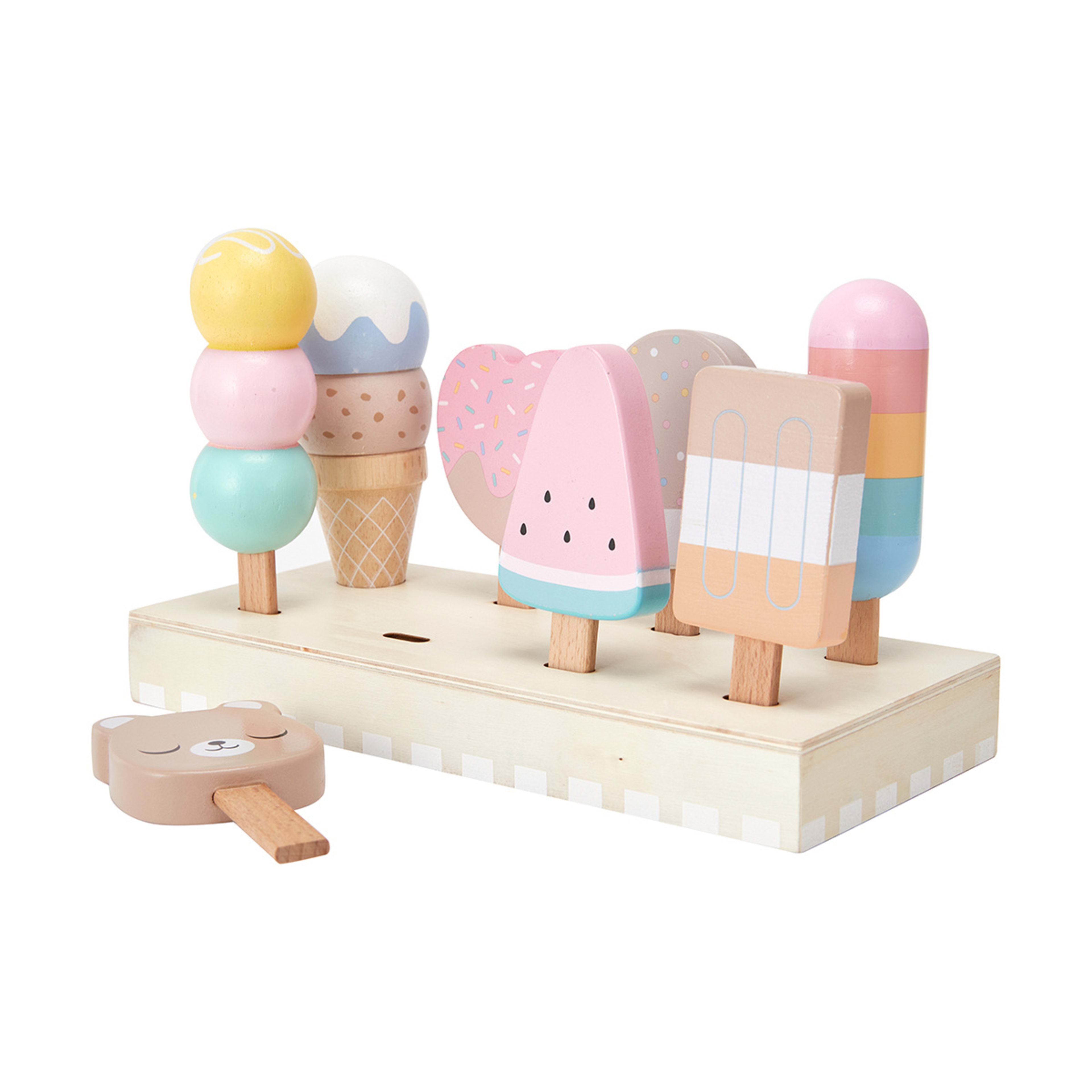 Wooden Ice Cream Tray Kmart