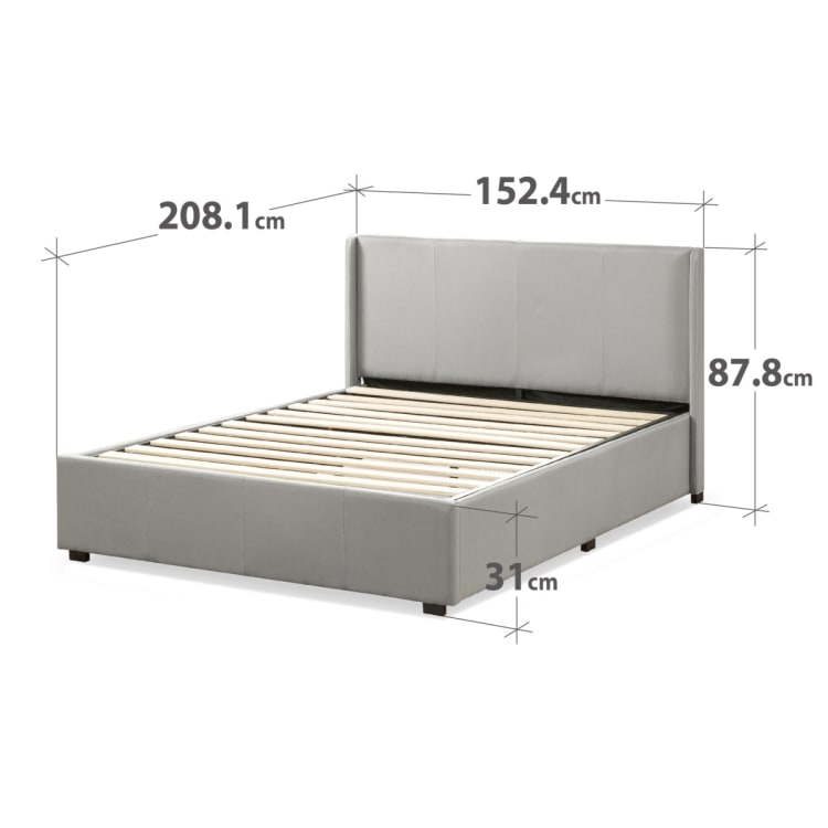 Gas Lift Queen Bed Kmart