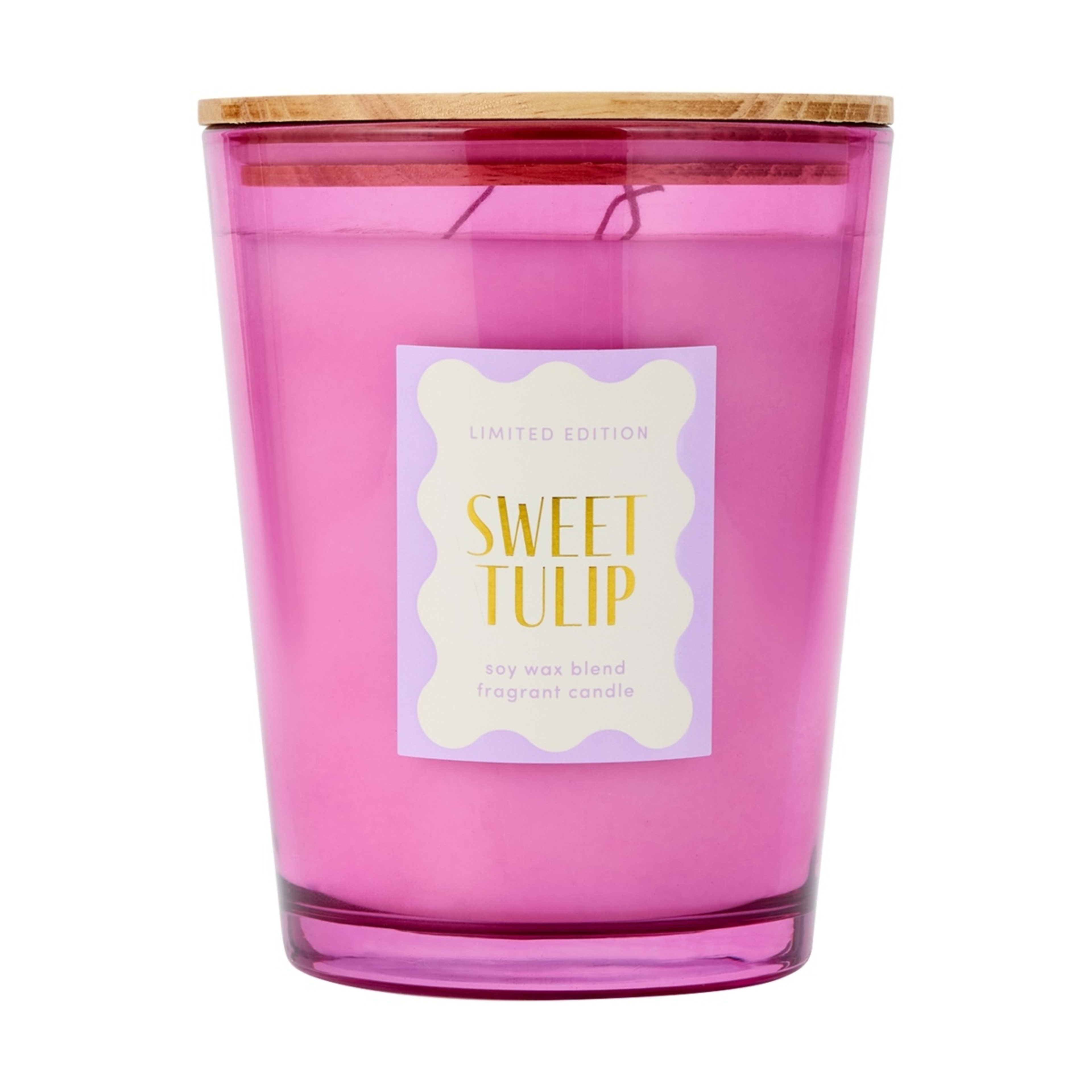 1 XL Sweet Tulip Soy Wax Blend Fragrant Candle, 1 of 7
