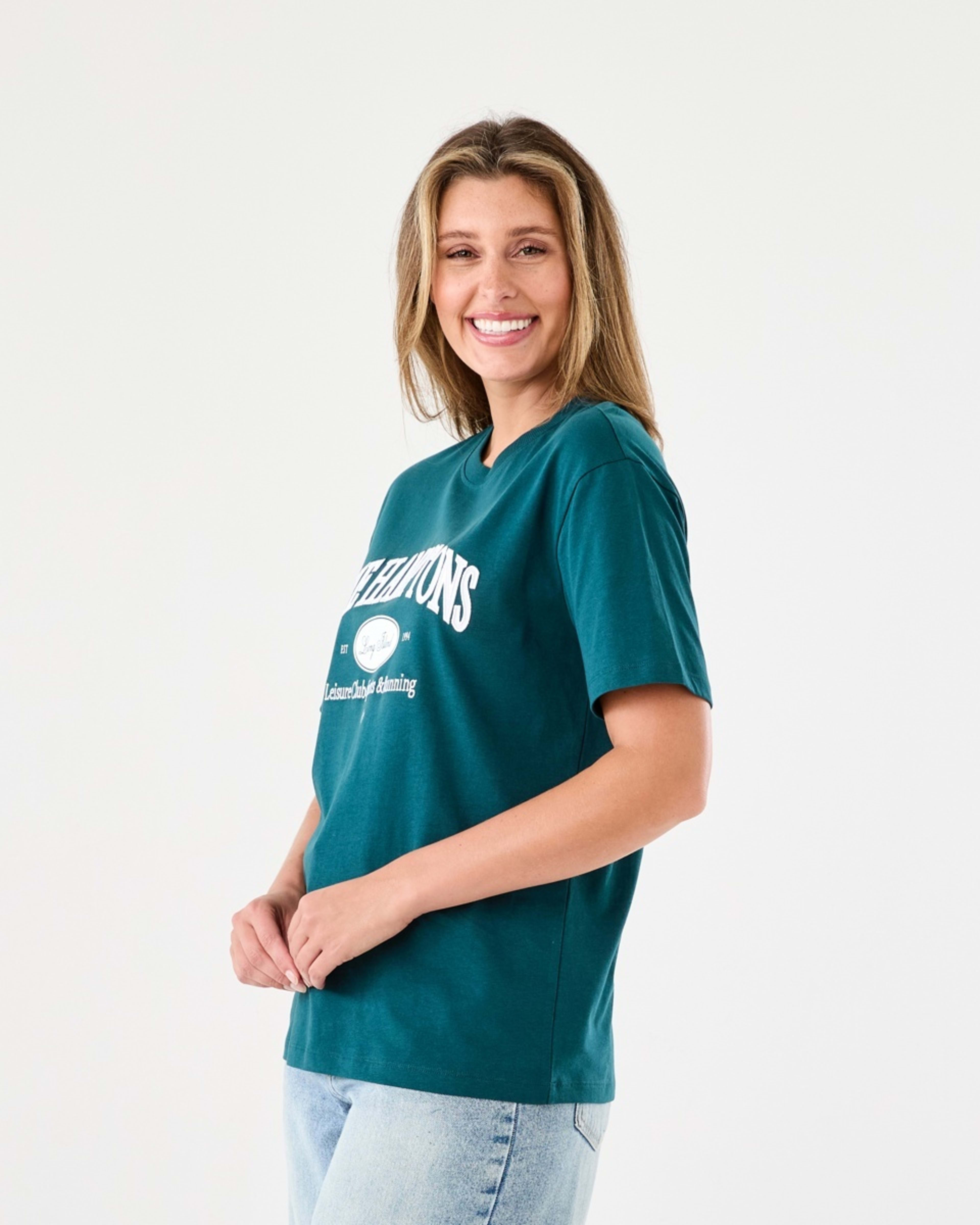 2 Short Sleeve Oversized Boyfriend T-shirt Hamptons, 2 of 5