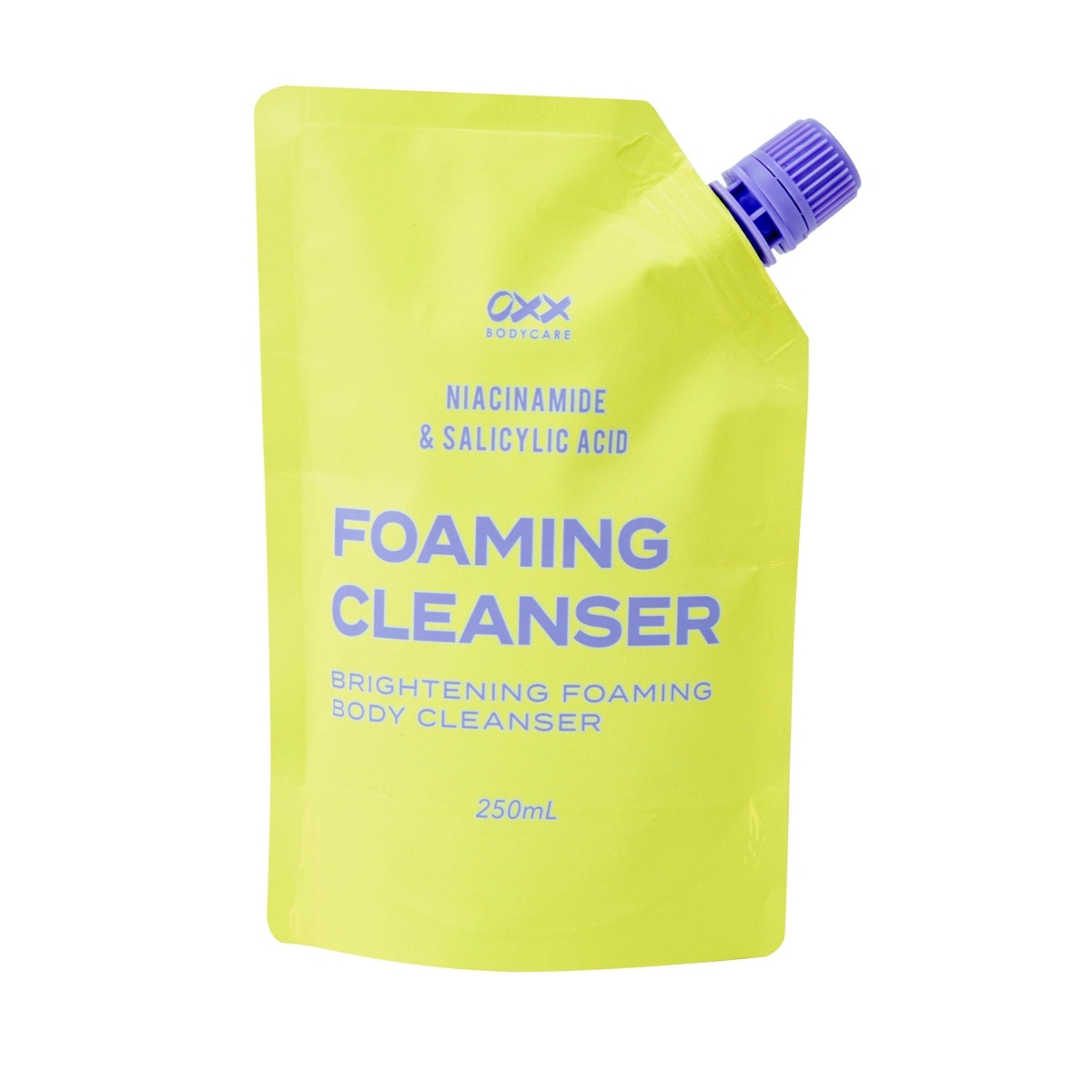 1 OXX Bodycare Brightening Foaming Body Cleanser 250ml - Niacinamide and Salicylic Acid