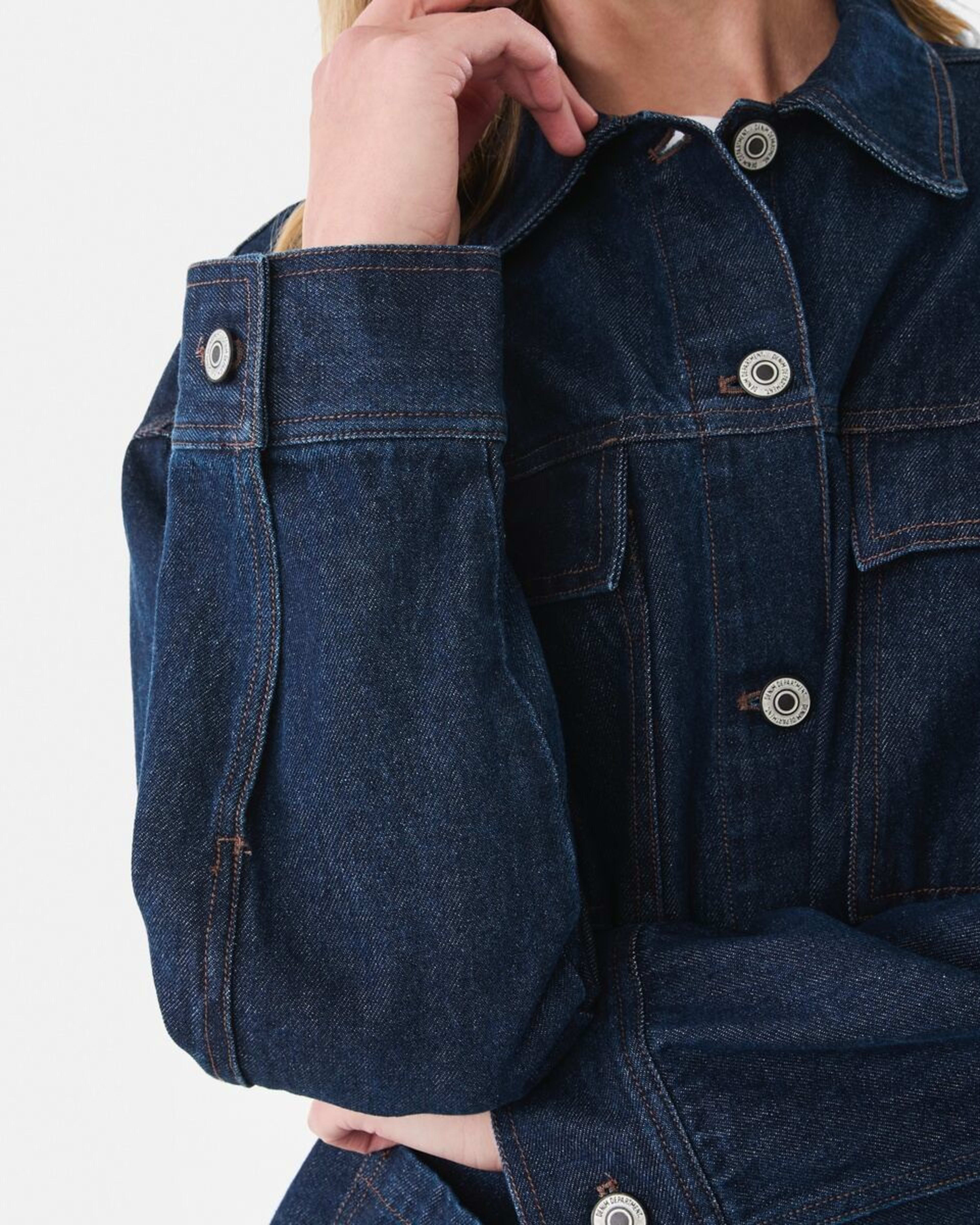7 Denim Utility Shacket Indigo, 7 of 7