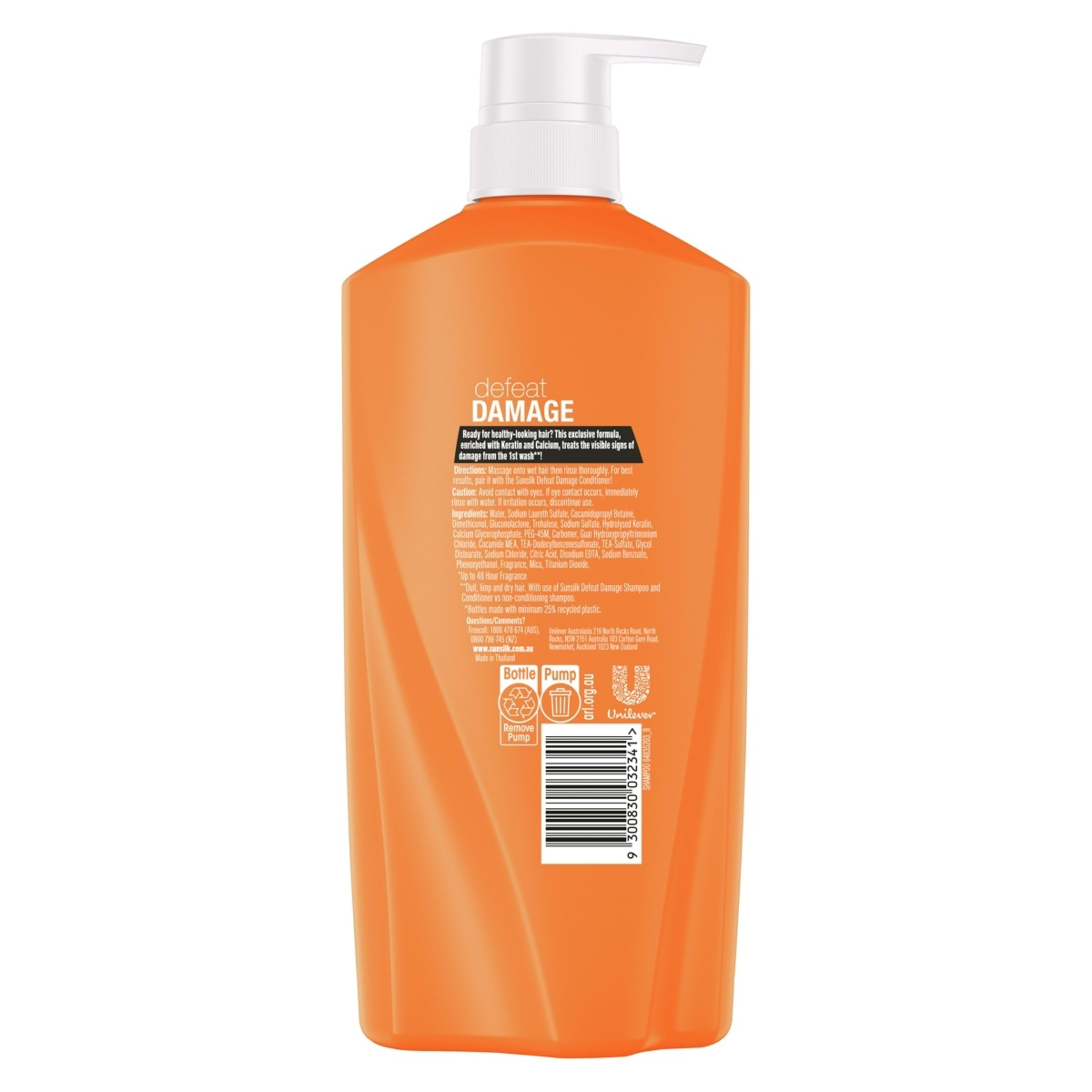 2 Sunsilk Co-Creations Defeat Damage Shampoo 700ml - Keratin, 2 of 5