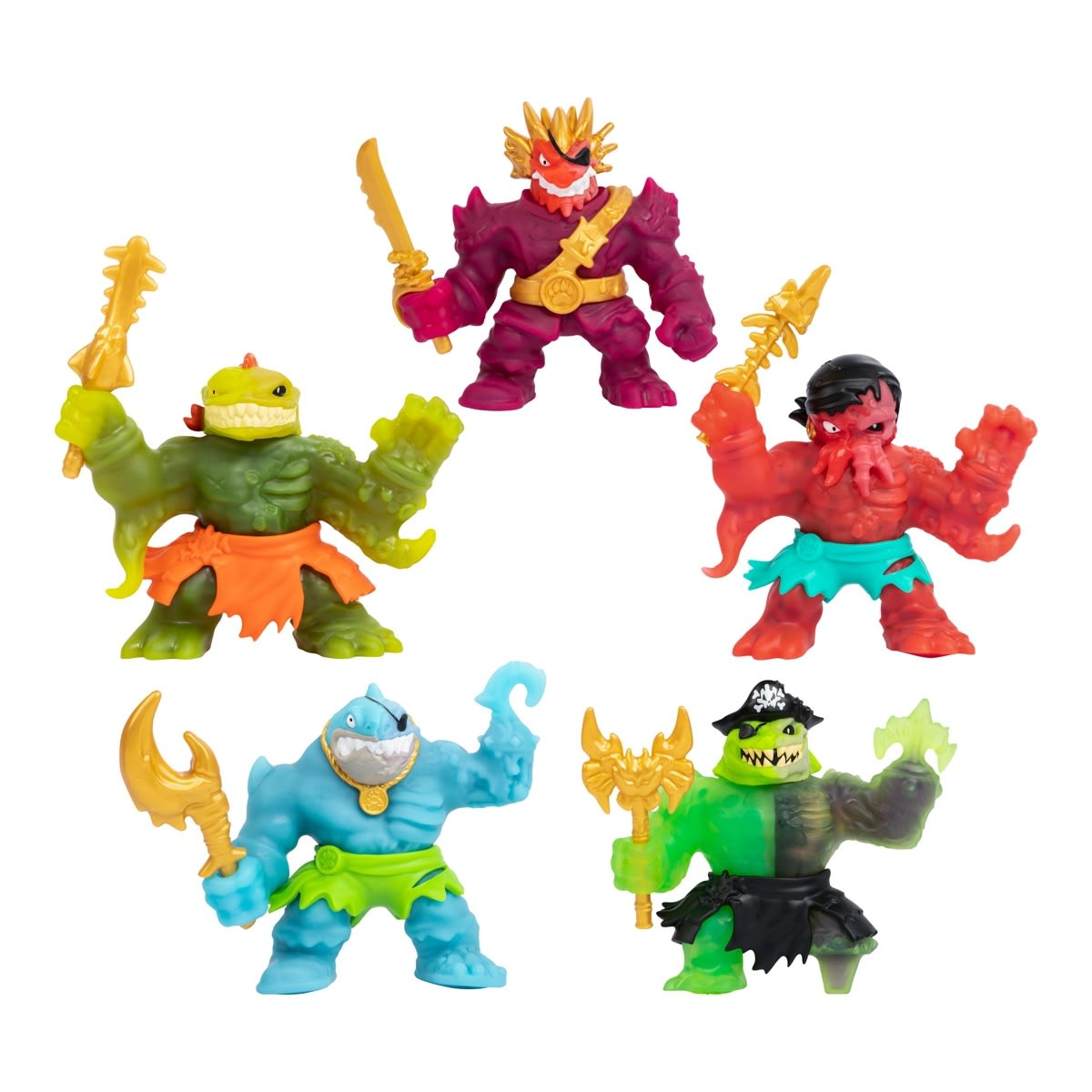 Heroes of Goo Jit Zu Cursed Goo Sea Hero Pack Super Stretchy - Assorted ...