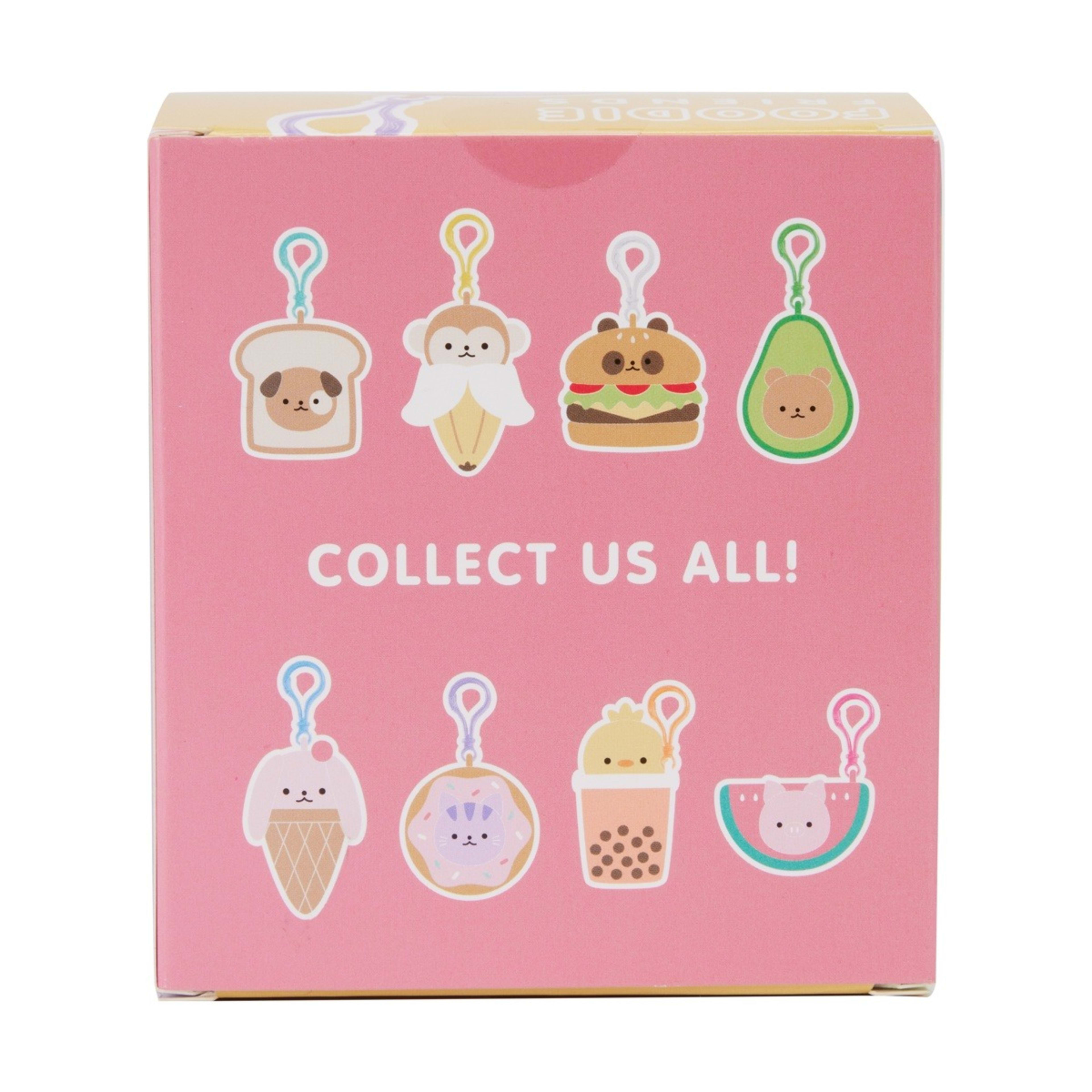 9 Foodie Friends Plush Blind Box Keychain - Assorted, 9 of 9