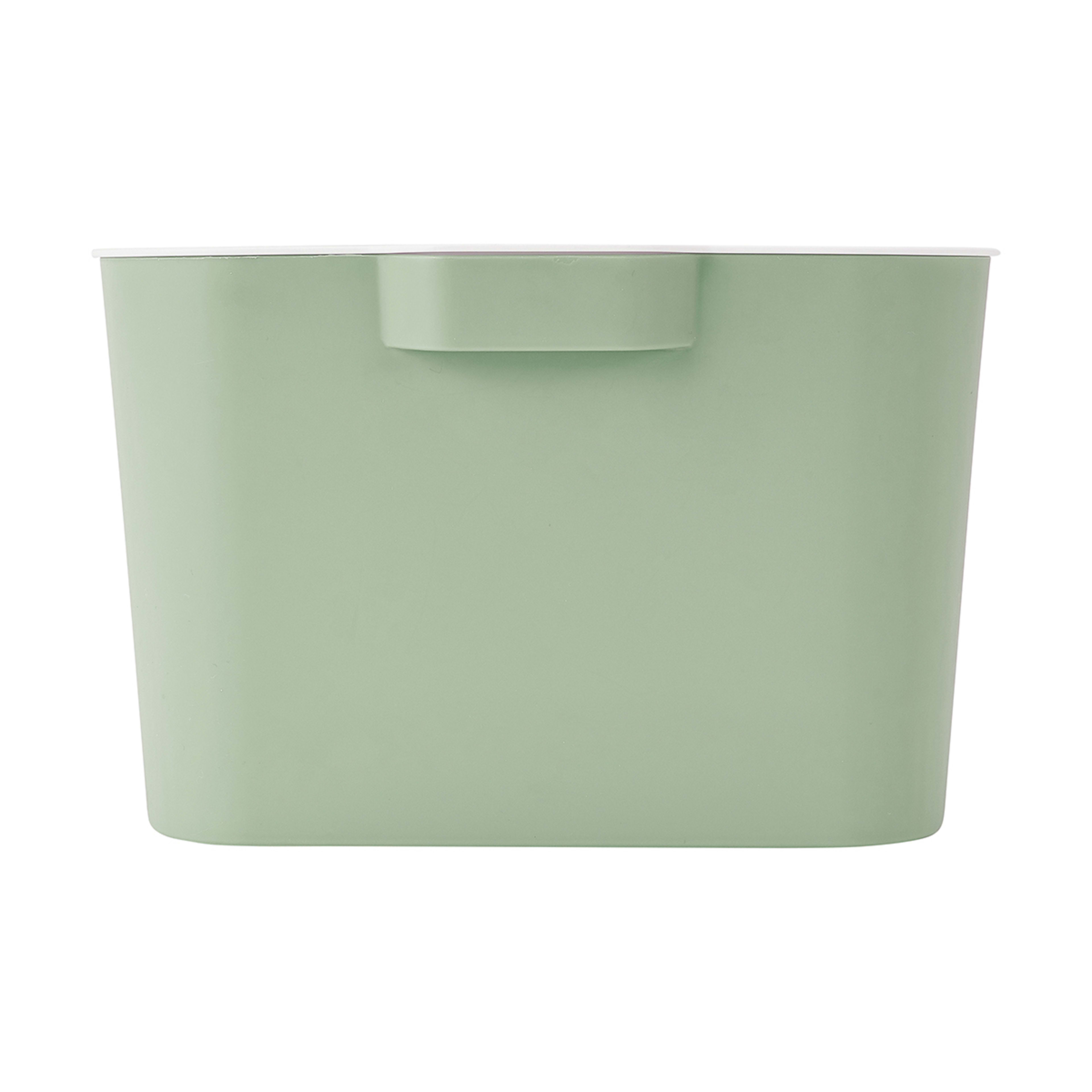 7L Small Stackable Container with Lid Green Kmart