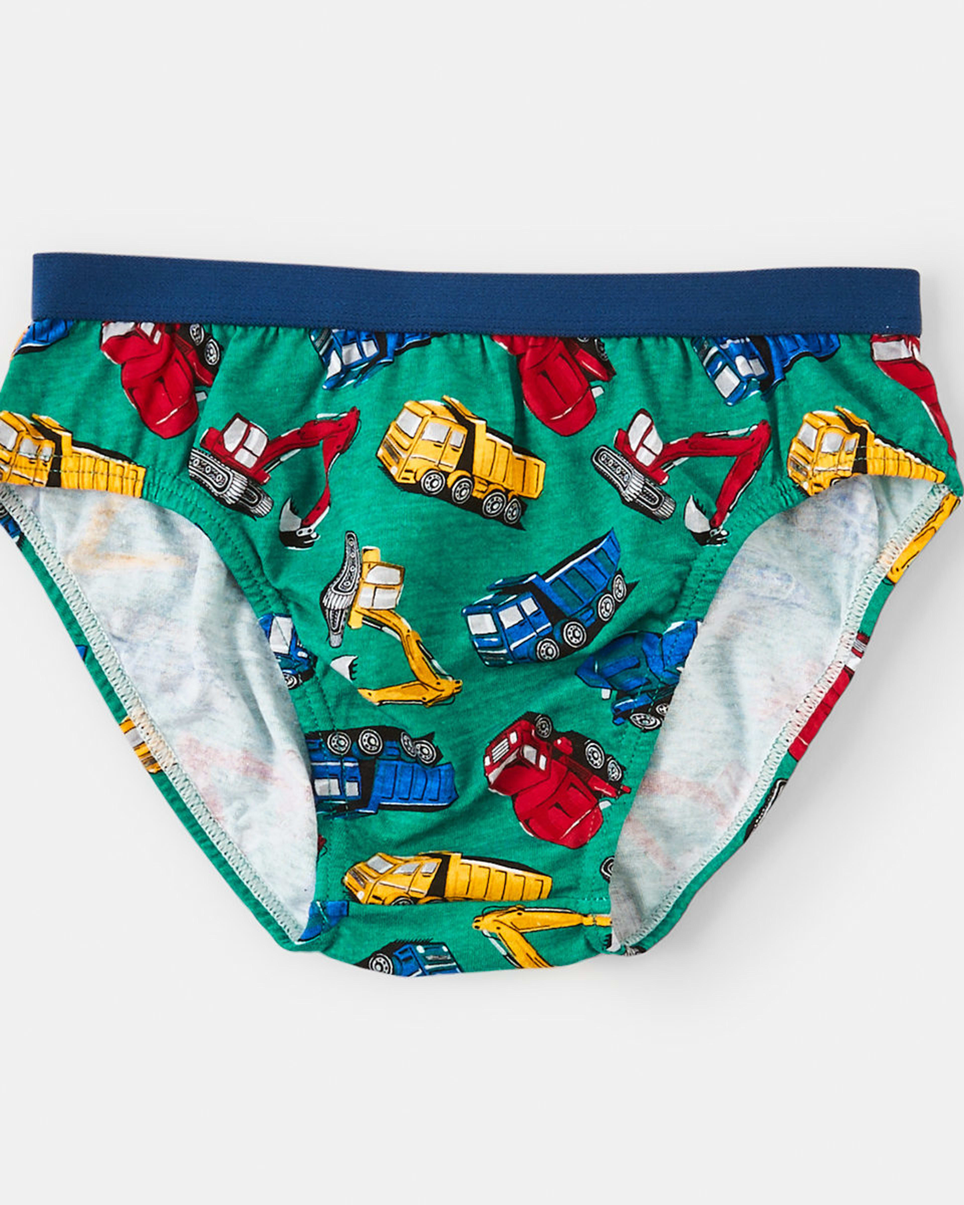 5 7 Pack Print Briefs Dino Truck, 5 of 10