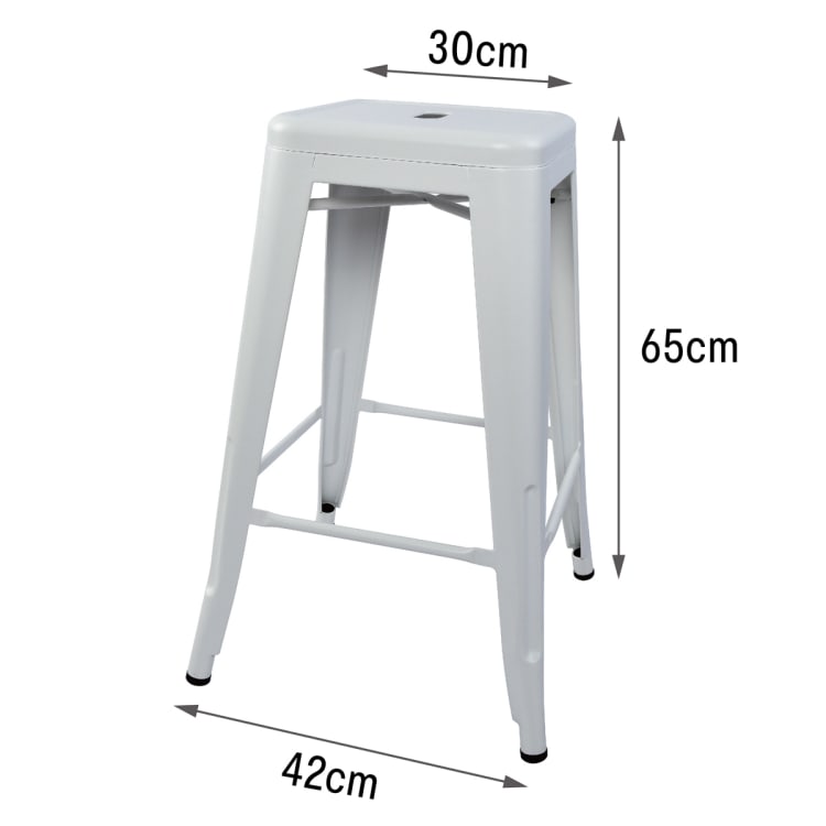 Metal Bar Stool White Kmart