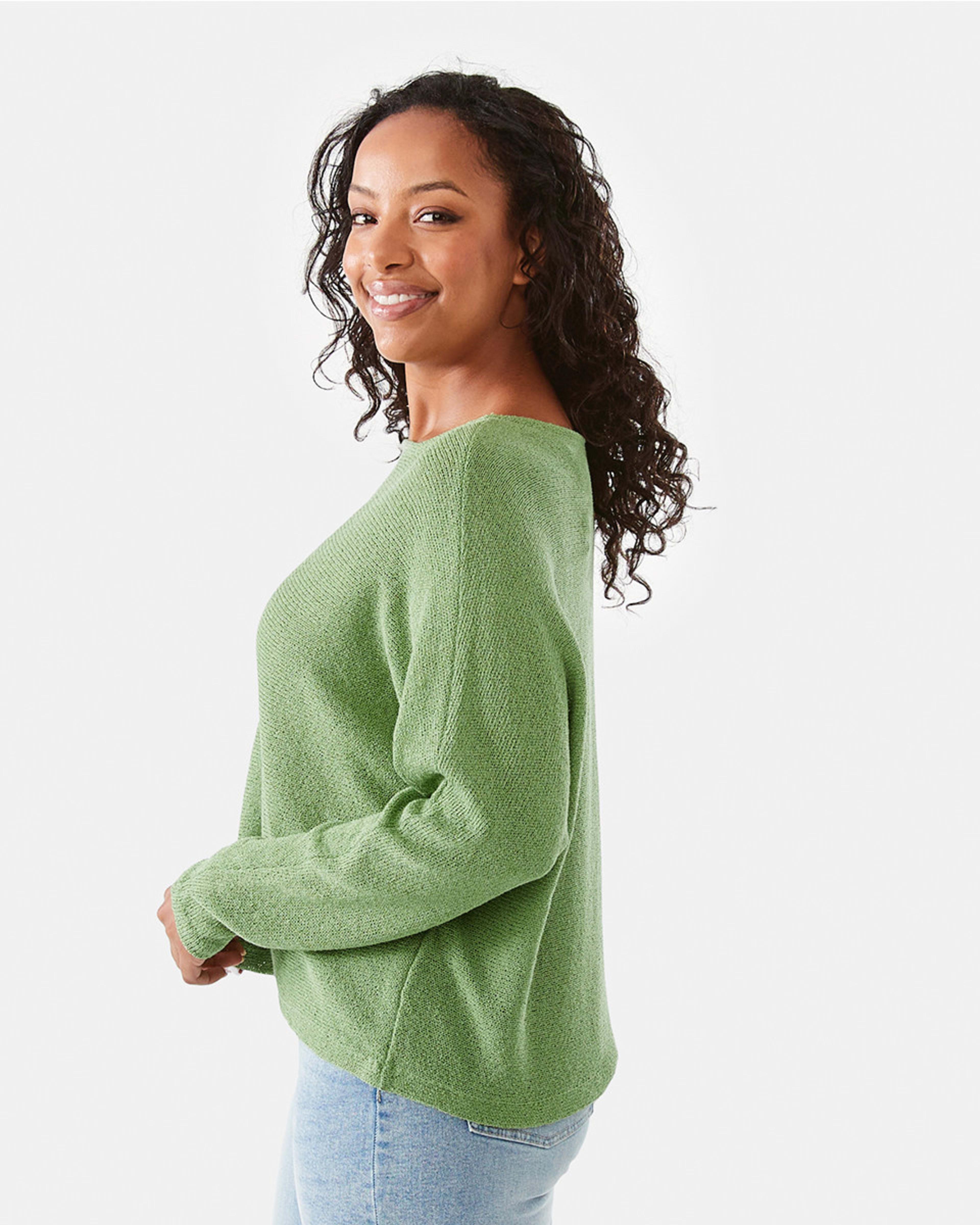 Open Knit Batwing Sleeve Jumper Kmart