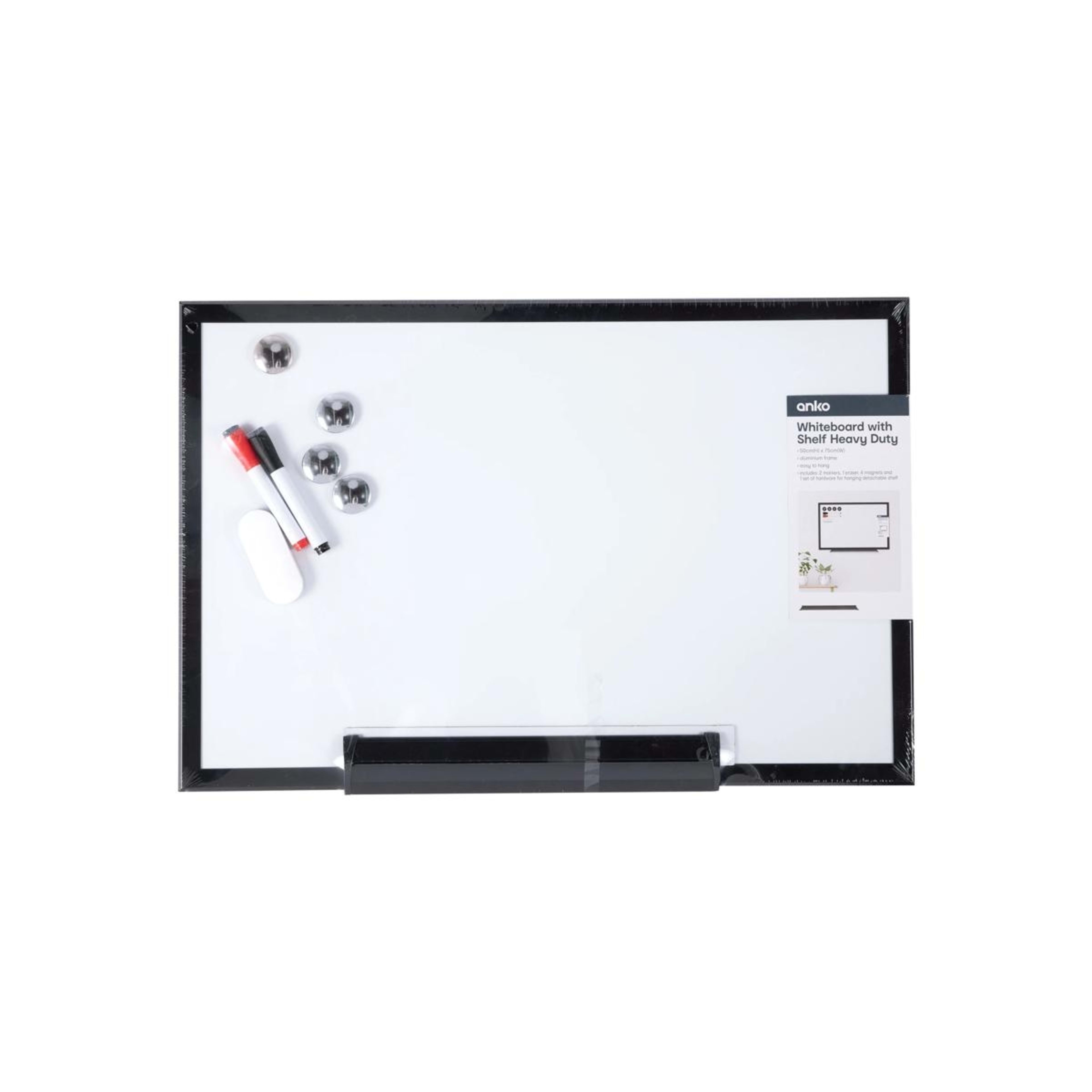 5 Whiteboard with Shelf Heavy Duty, 5 of 9