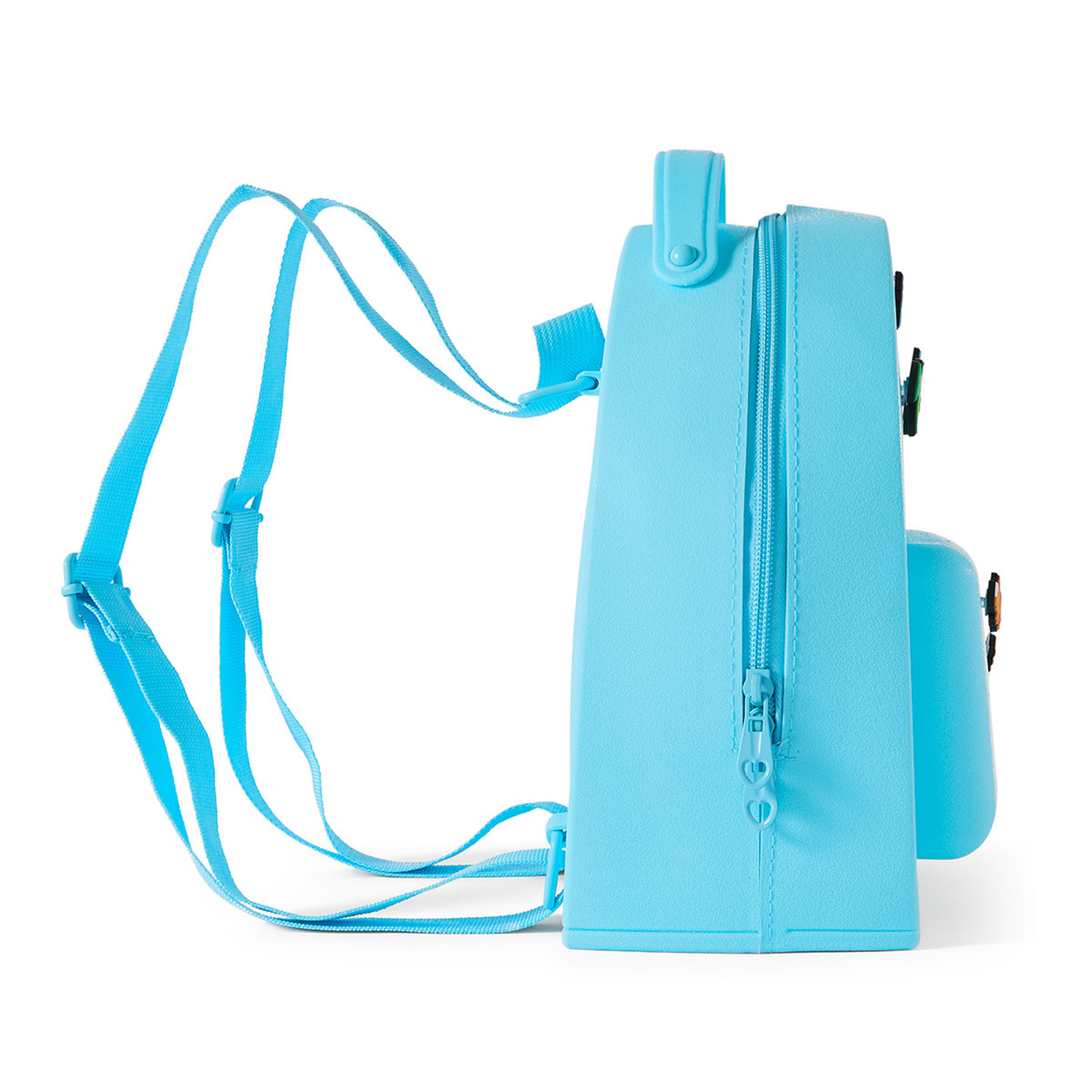 4 Mini Backpack with Charms - Blue, 4 of 9