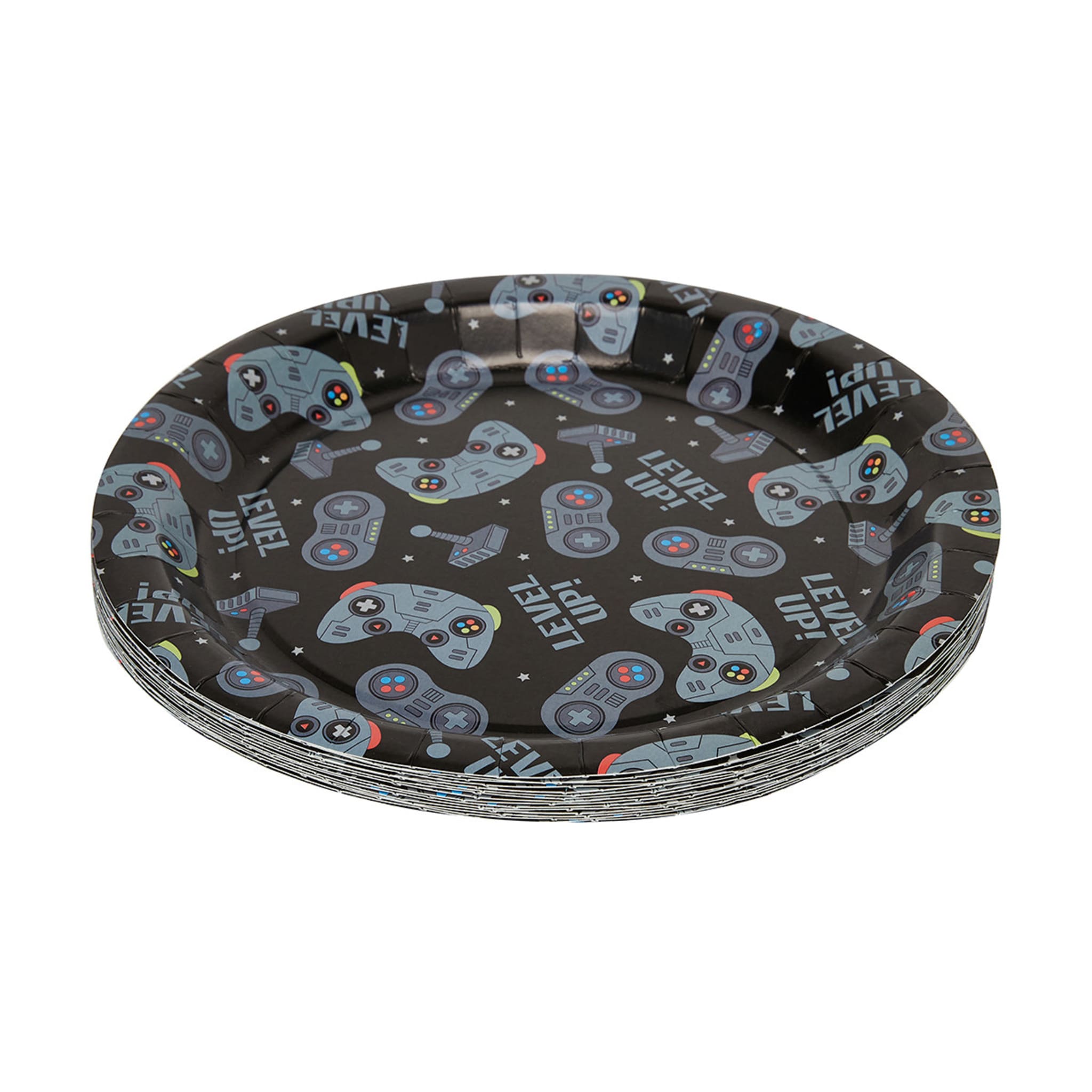 16 Piece Gamer Paper Plates Kmart