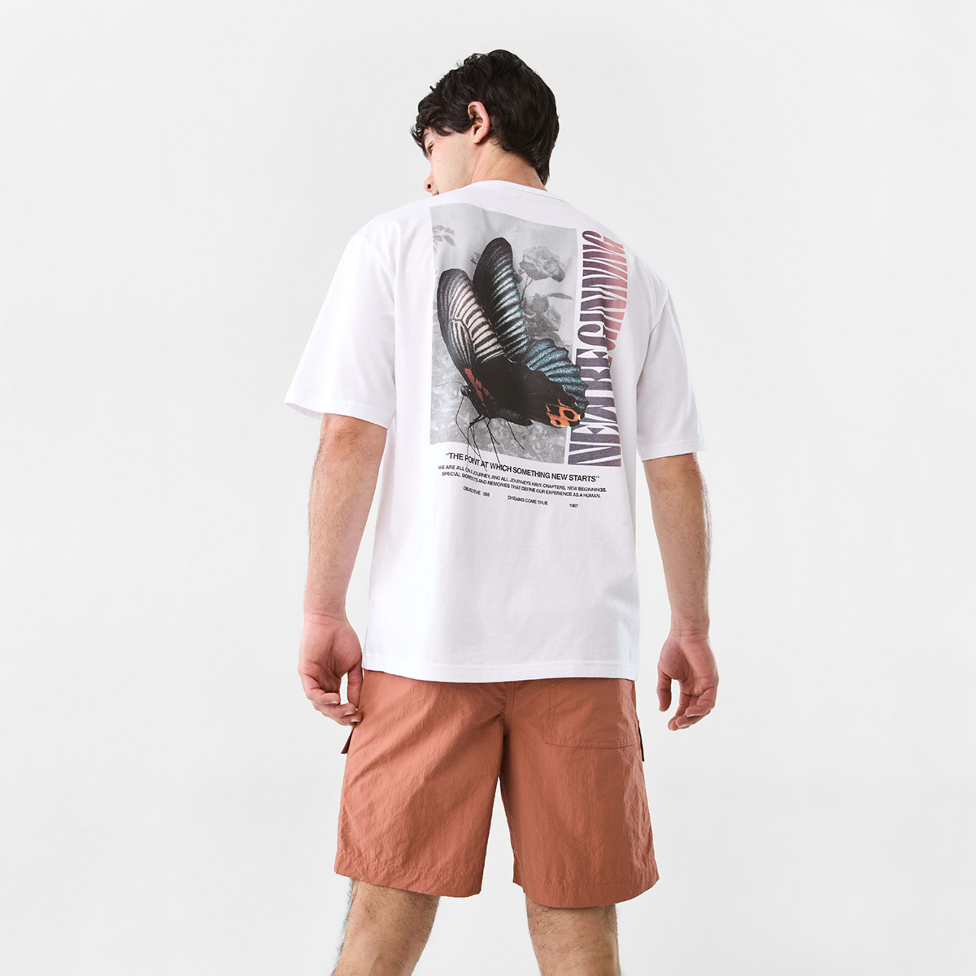 8 Oversized Print T-shirt White, 8 of 8