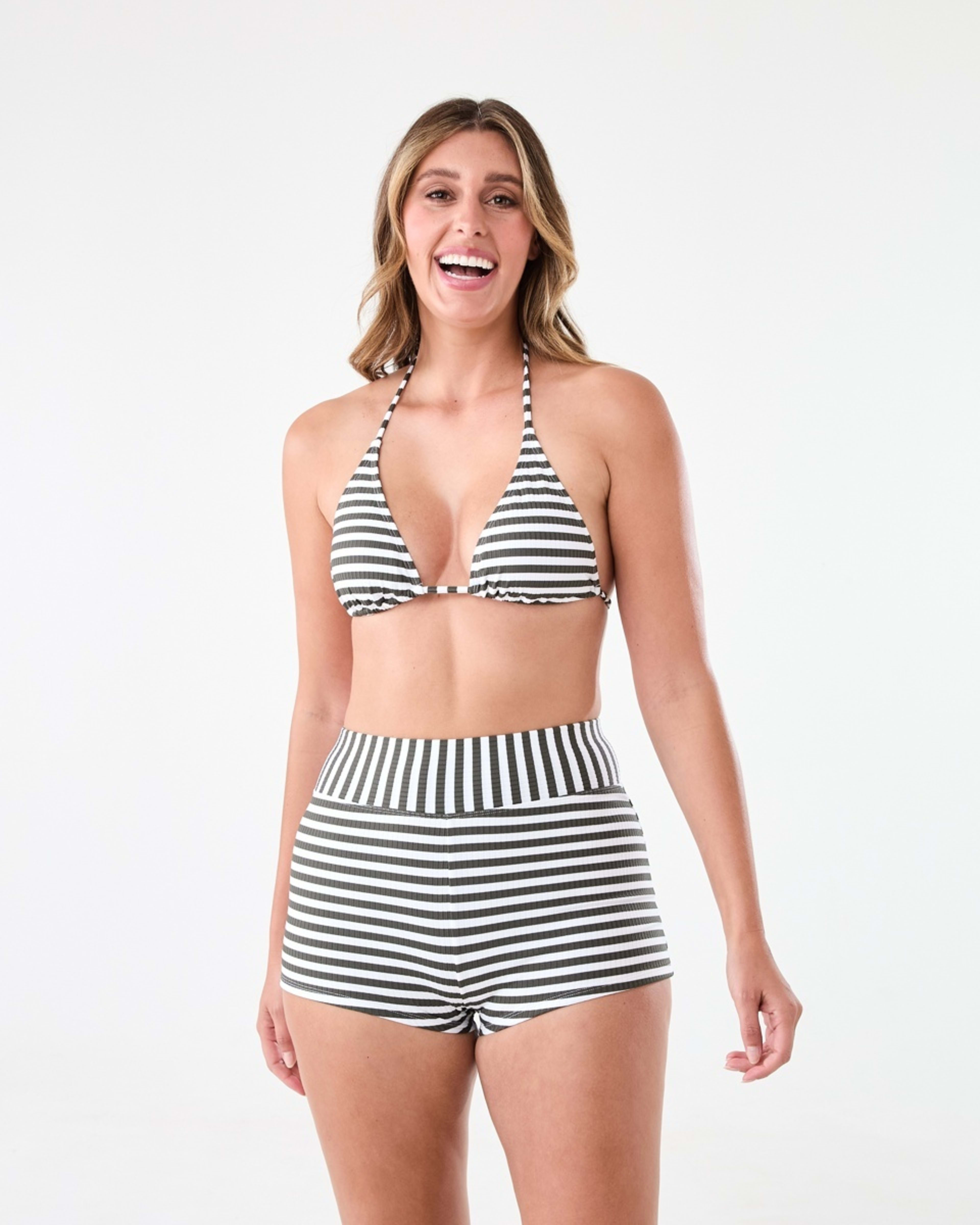 5 Swim Bike Shorts Olv Wht St, 5 of 5