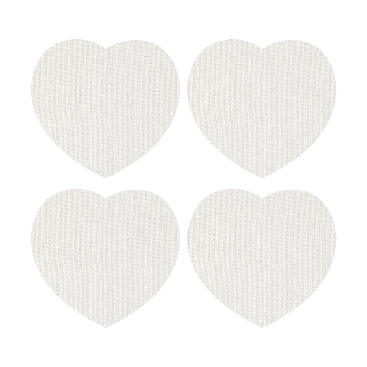 4 Pack Paintable Heart Canvas Fridge Kmart NZ
