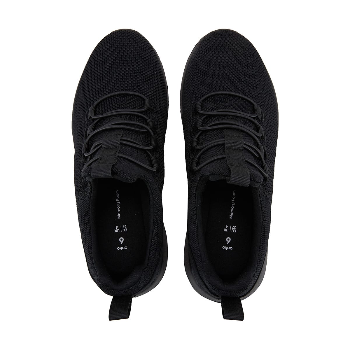 Comfort Sneakers with Elastic Laces Kmart