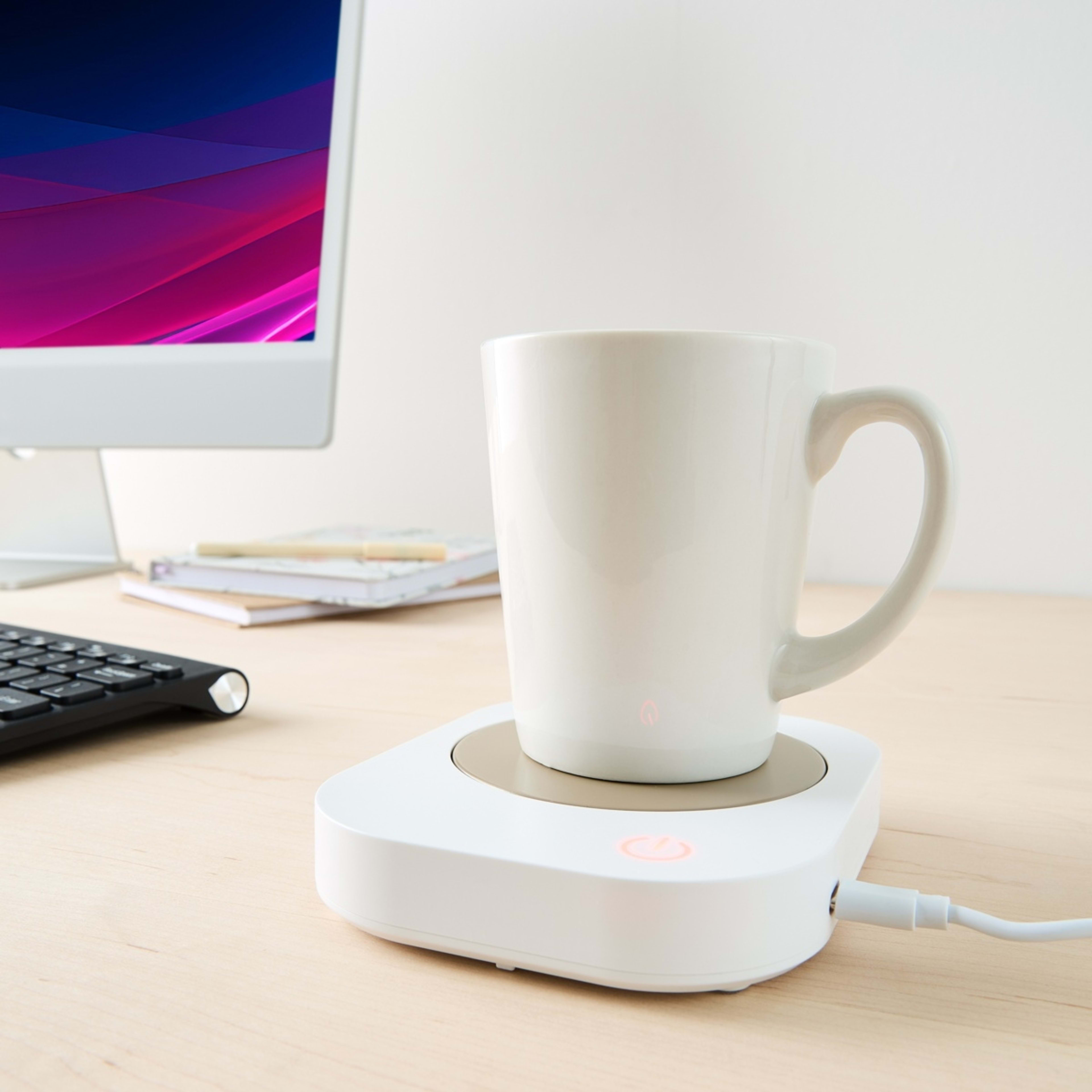 2 Desktop Mug Warmer - White, 2 of 7
