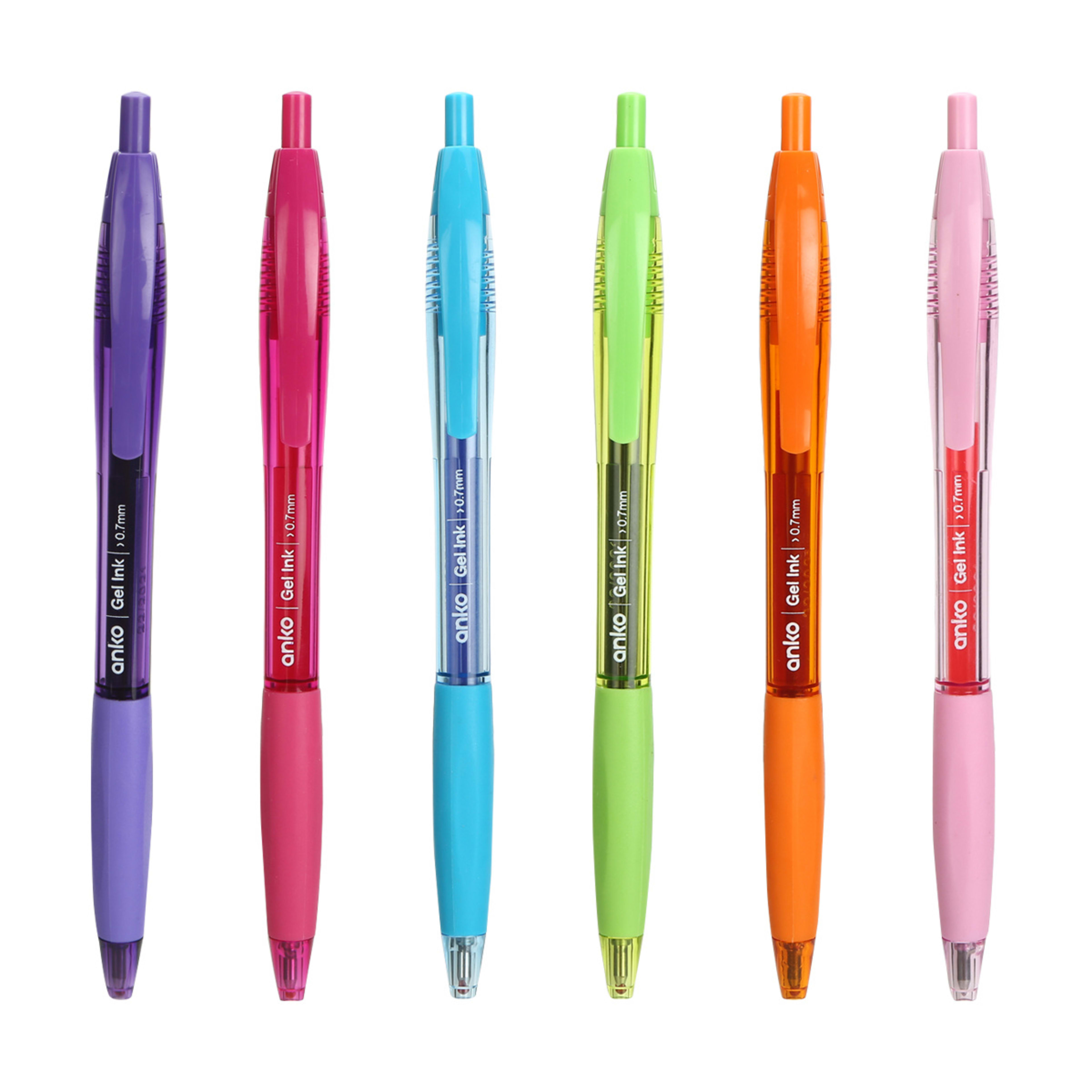 6 Pack Retractable Gel Pens Kmart