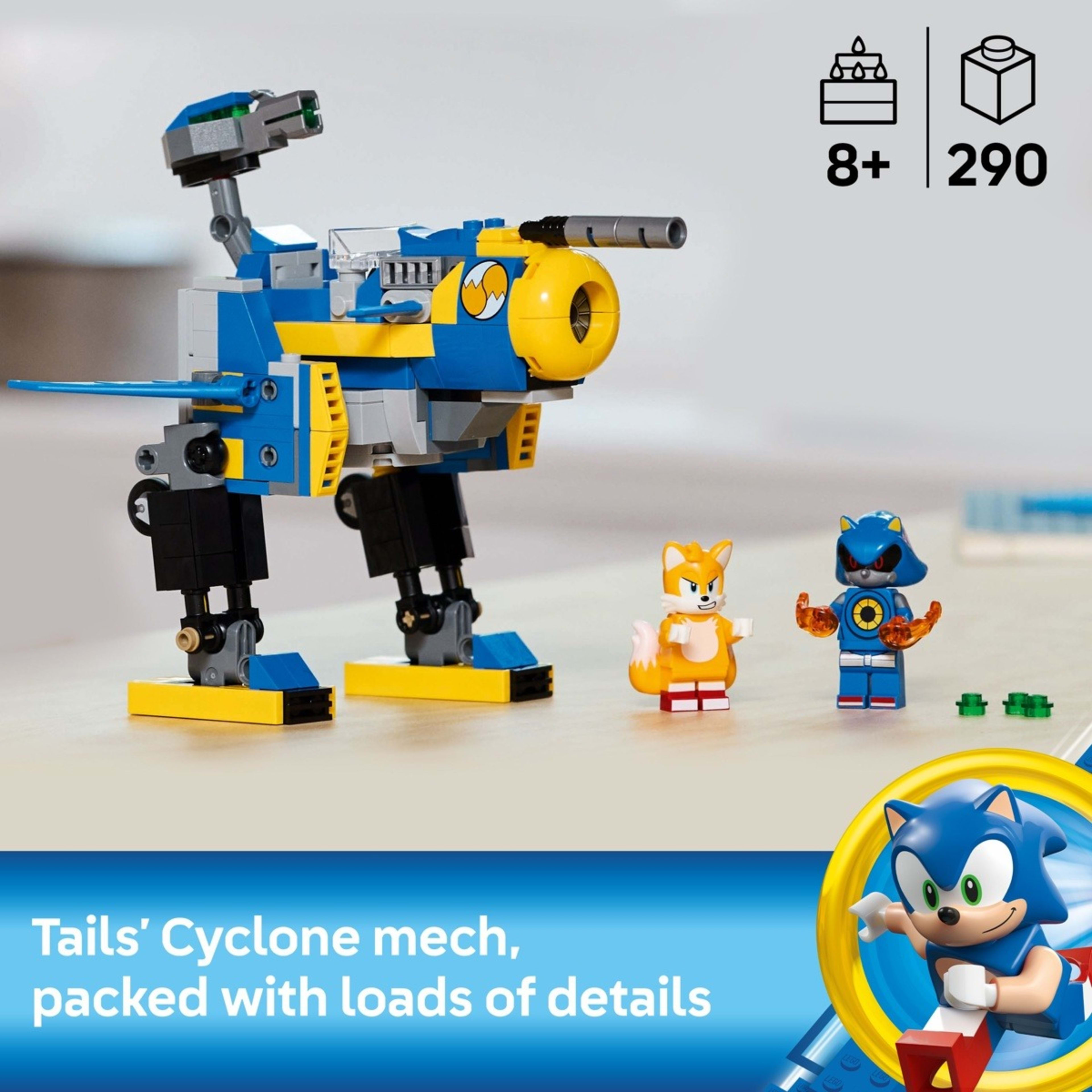 4 LEGO Sonic The Hedgehog Cyclone vs. Metal Sonic 77002, 4 of 9