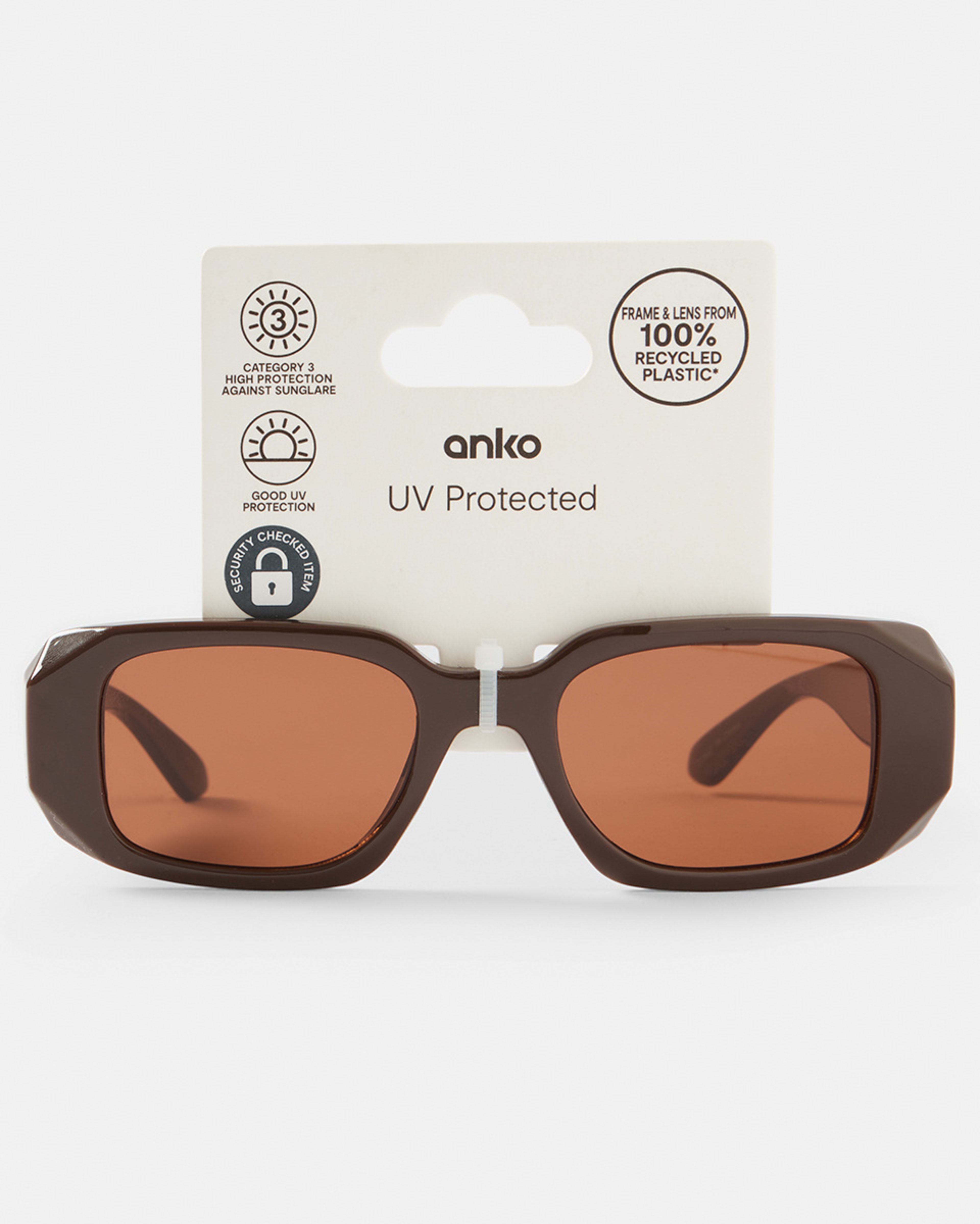 6 Geo Sunglasses Brown, 6 of 6
