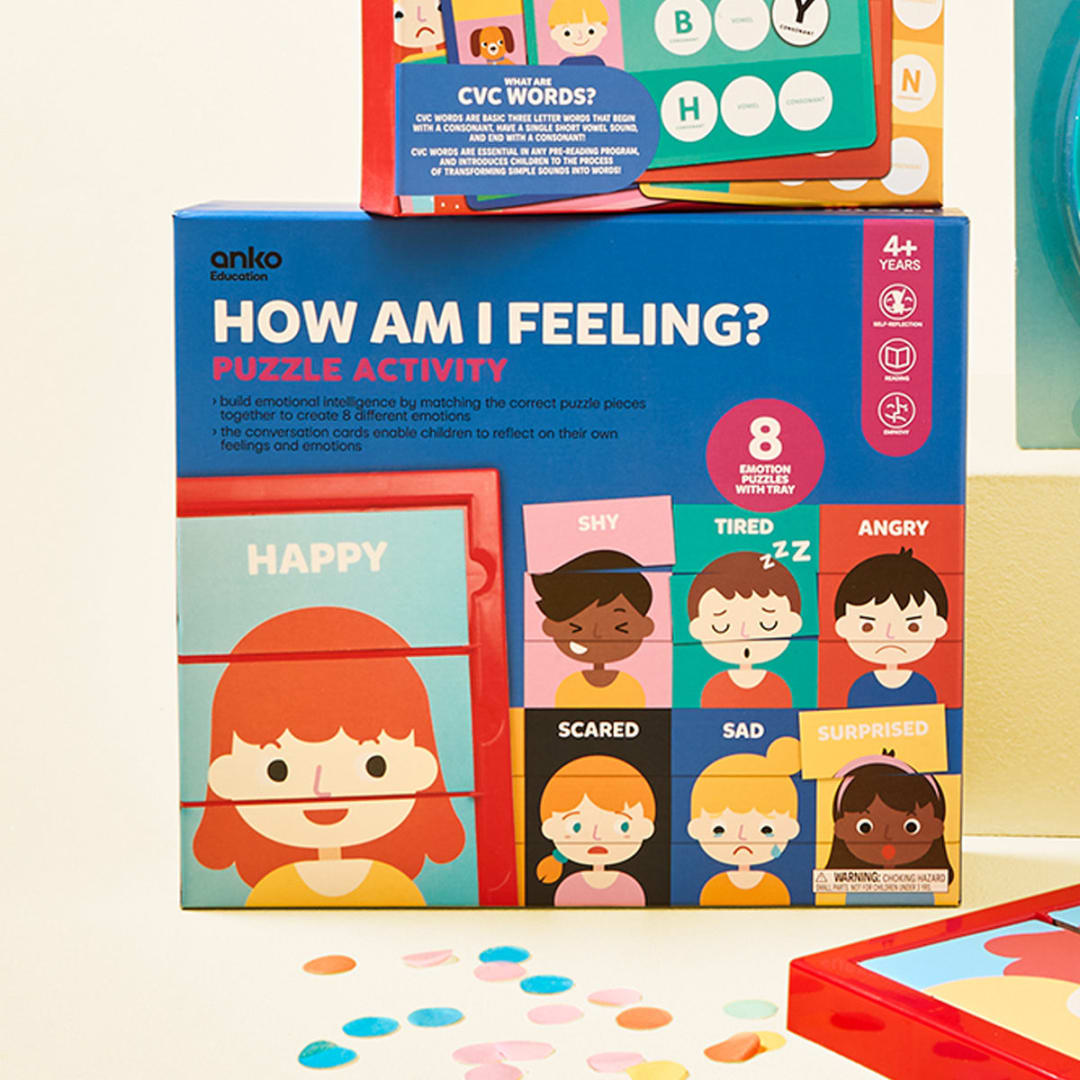 How Am I Feeling? Puzzle Activity Kmart