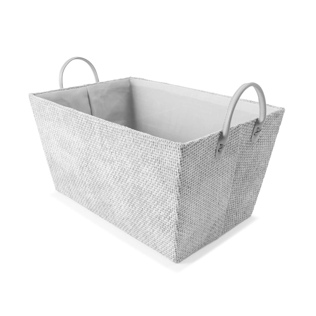 Tapered Textured Basket - Grey - Kmart